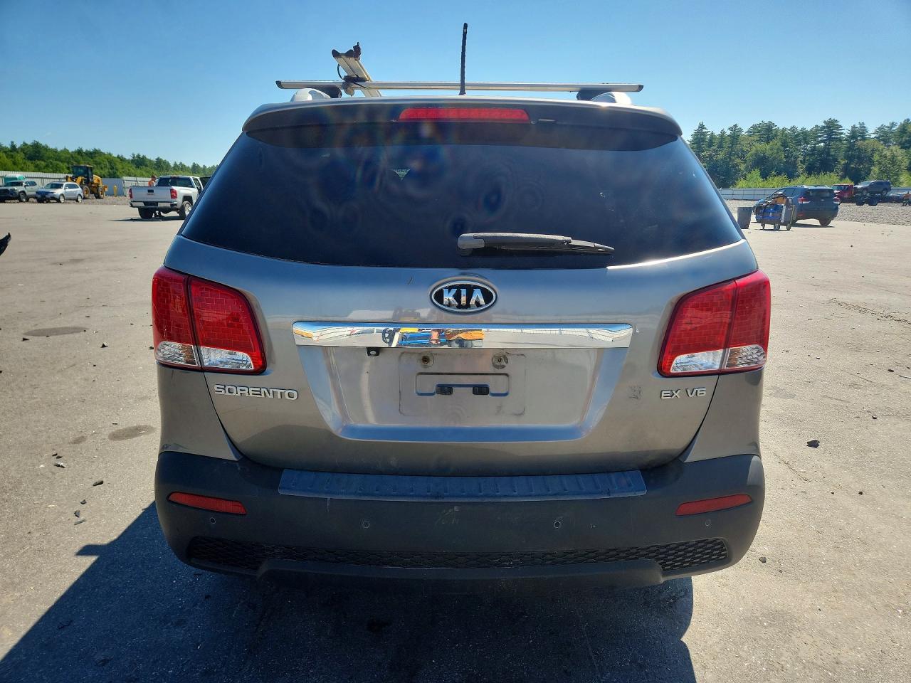 2013 Kia Sorento Ex Gray vin: 5XYKU3A2XDG319937