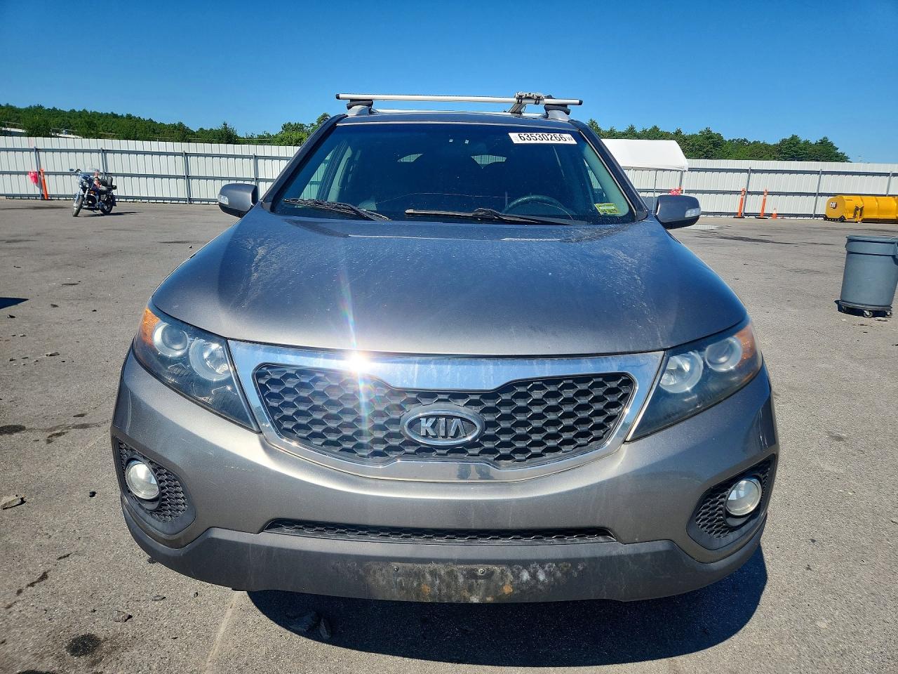 2013 Kia Sorento Ex Gray vin: 5XYKU3A2XDG319937