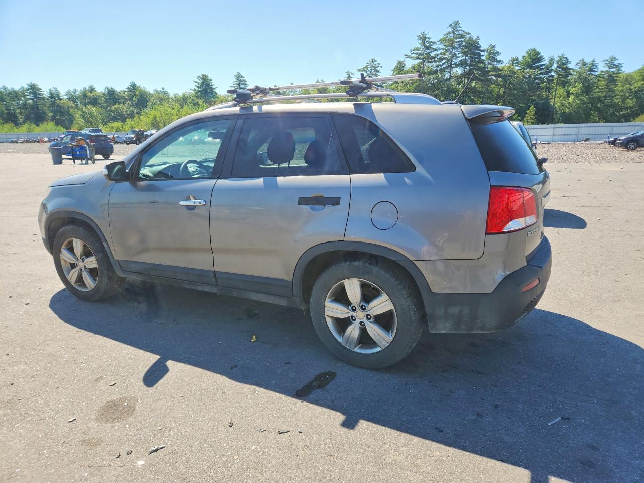2013 Kia Sorento Ex Gray vin: 5XYKU3A2XDG319937