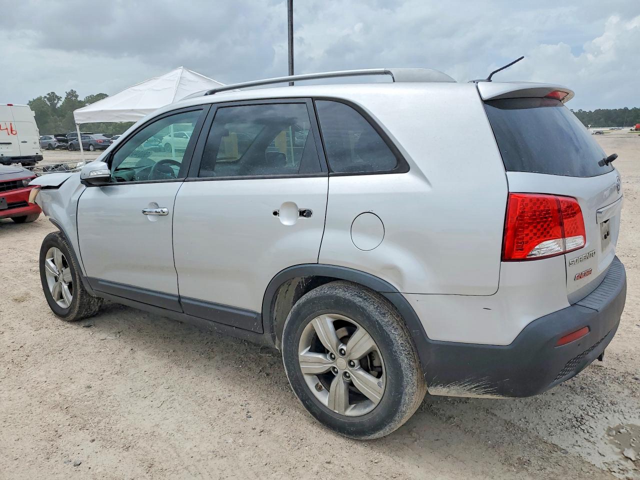 2012 Kia Sorento Ex Silver vin: 5XYKU3A60CG208914