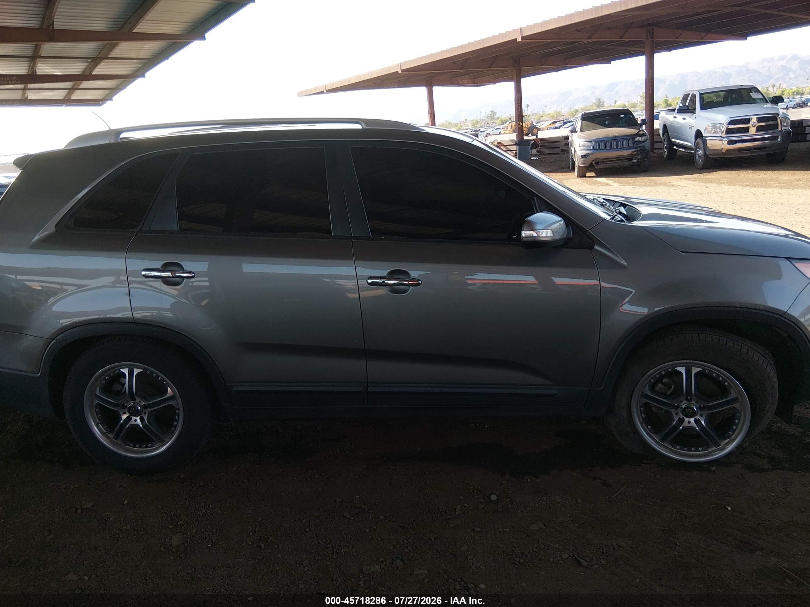 2012 Kia Sorento Ex Gray vin: 5XYKU3A60CG290580