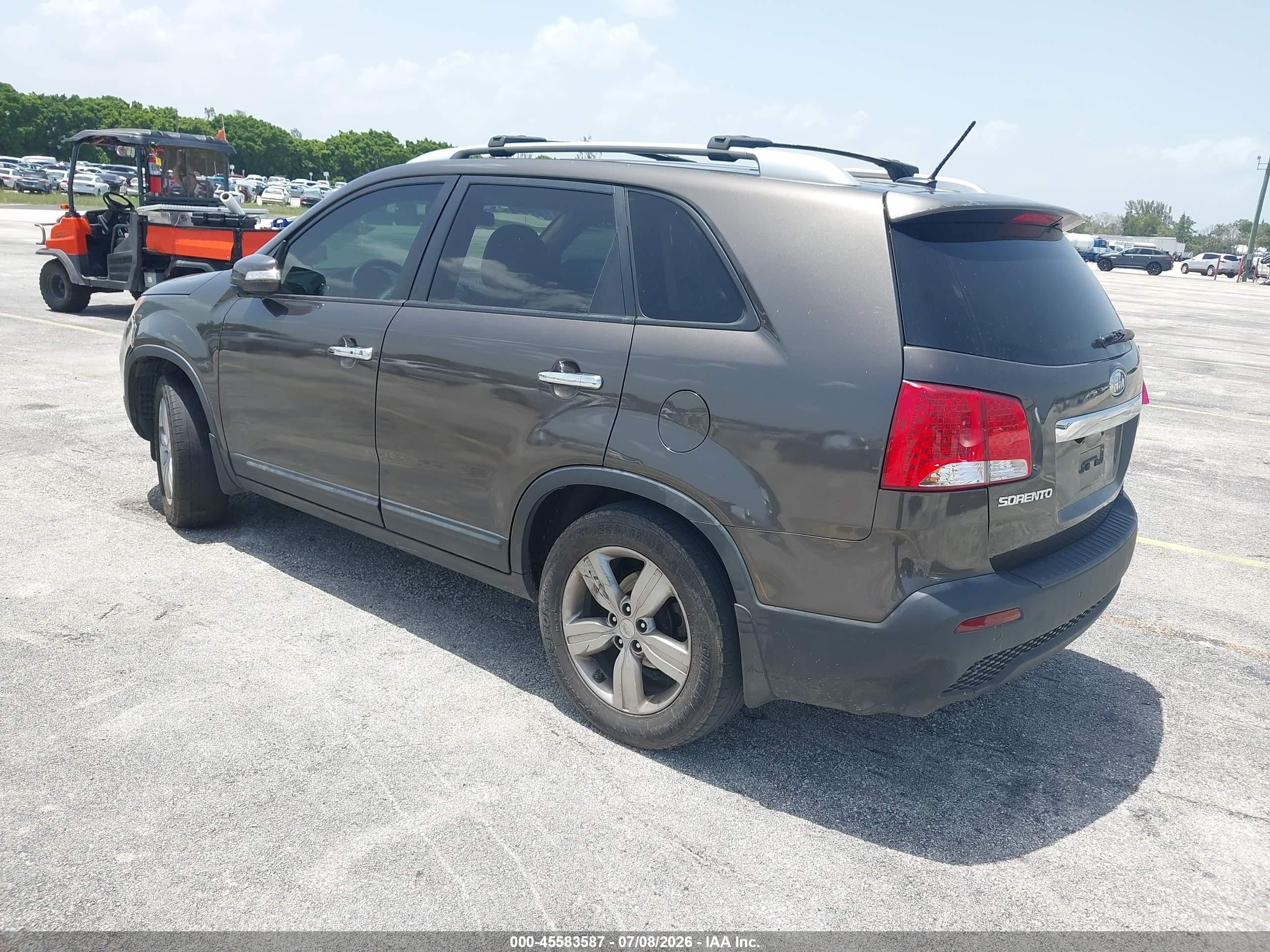 2013 Kia Sorento Ex Dark Brown vin: 5XYKU3A60DG343022