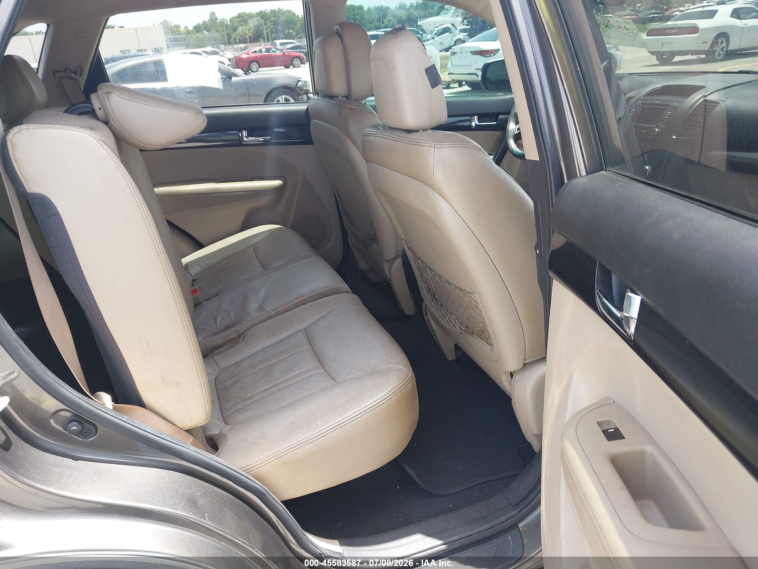 2013 Kia Sorento Ex Dark Brown vin: 5XYKU3A60DG343022