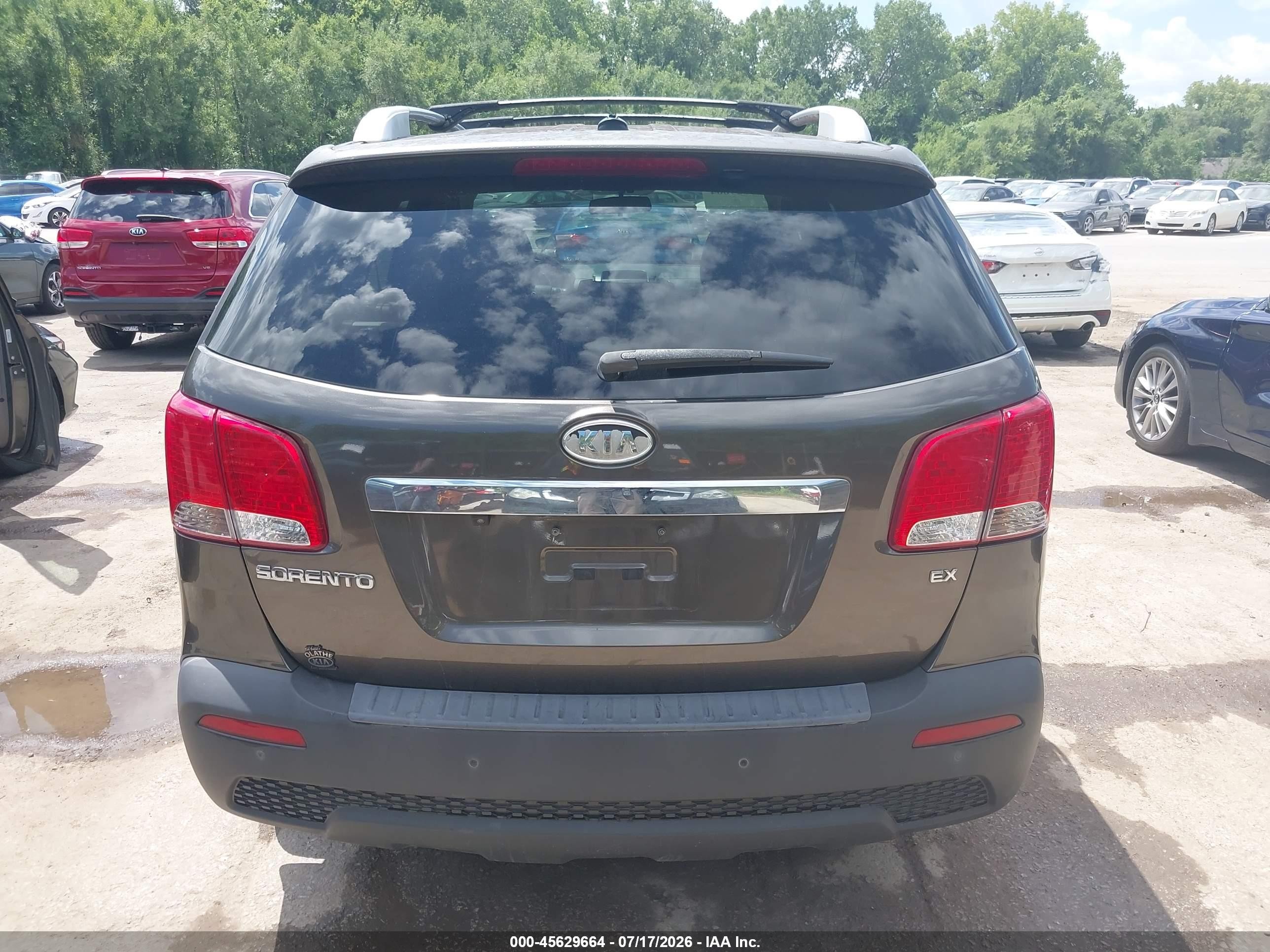 2013 Kia Sorento Ex Brown vin: 5XYKU3A61DG407794
