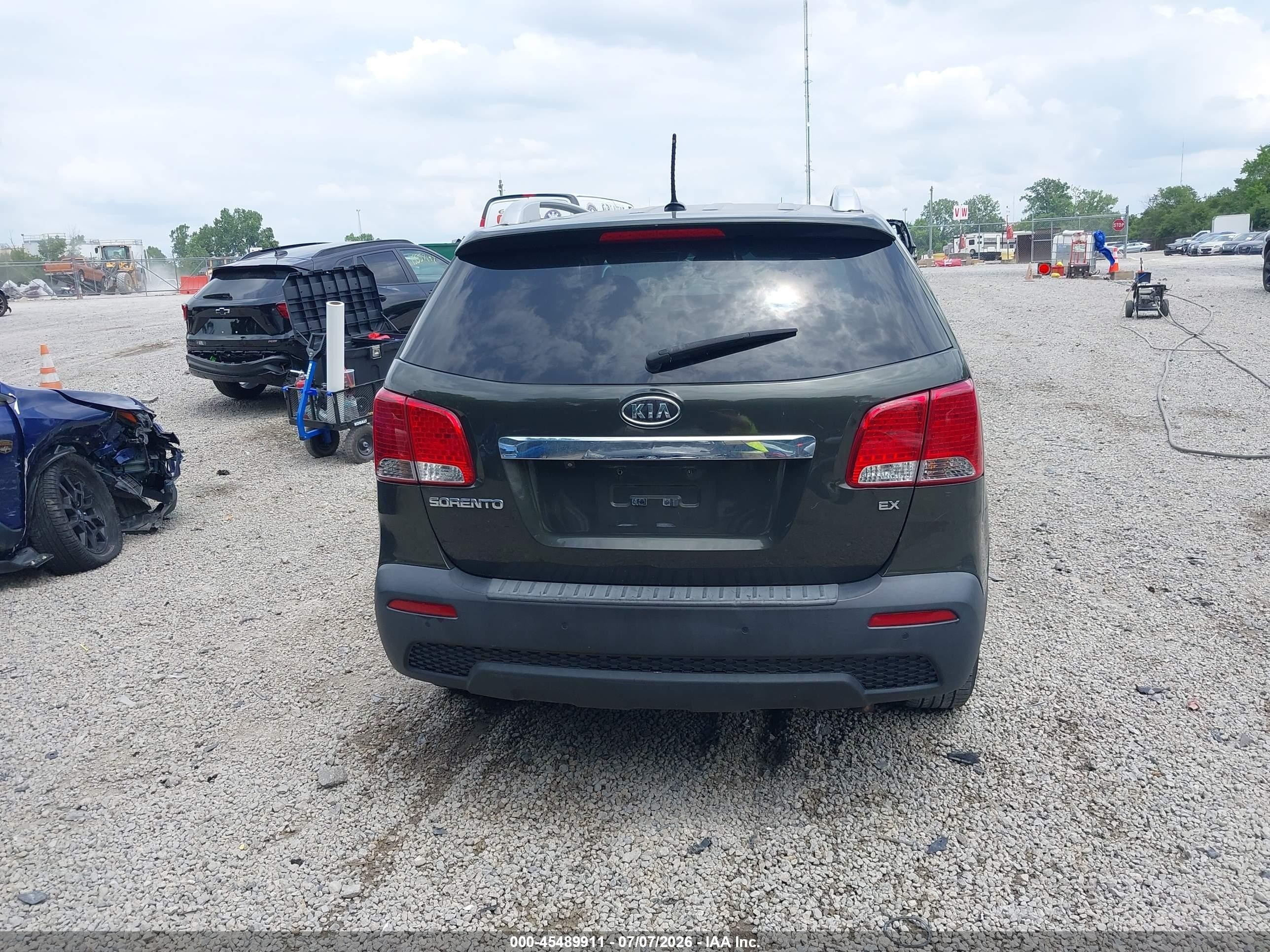 2012 Kia Sorento Ex Brown vin: 5XYKU3A62CG242112