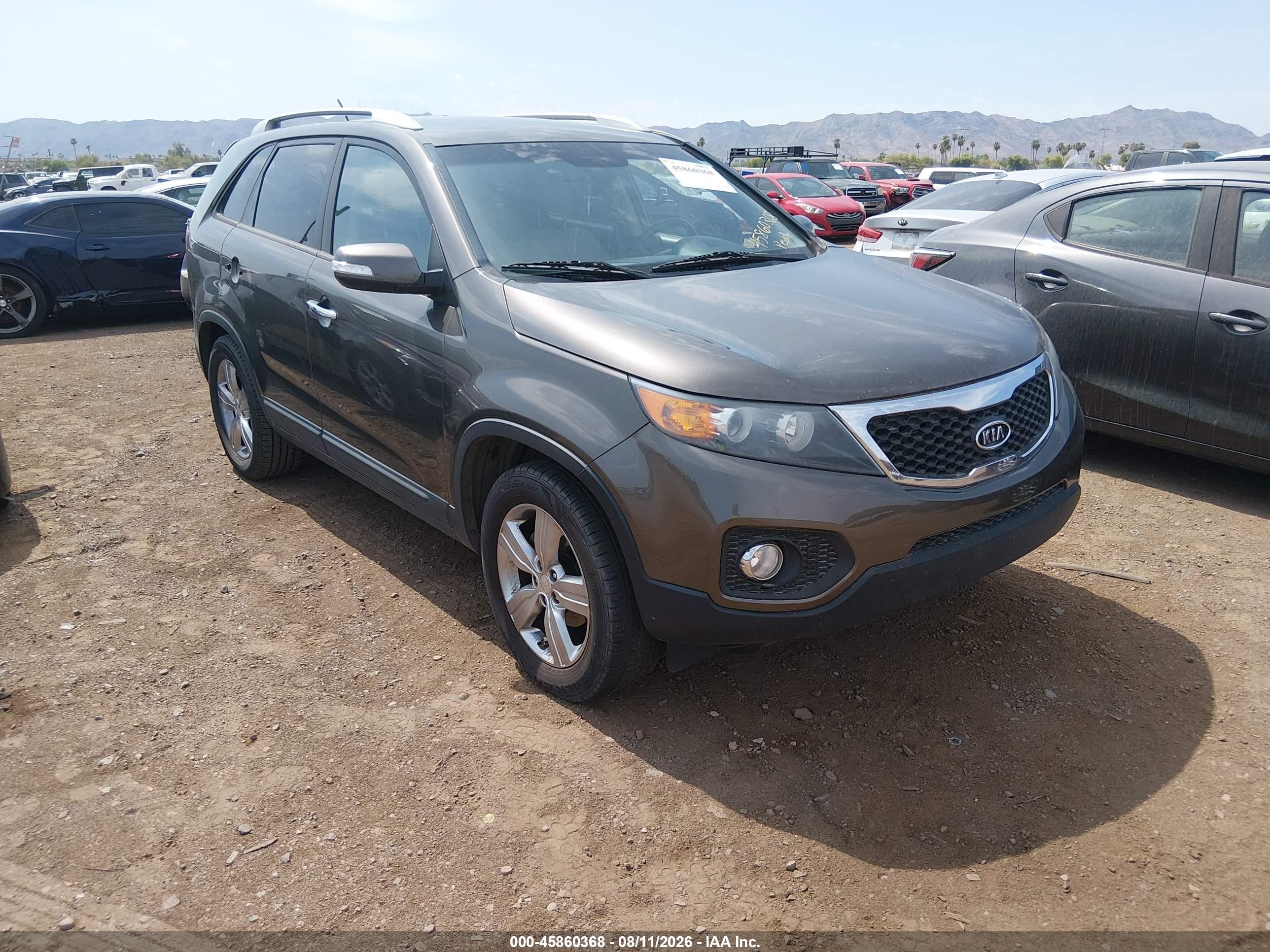 2013 Kia Sorento Ex Brown vin: 5XYKU3A63DG378587