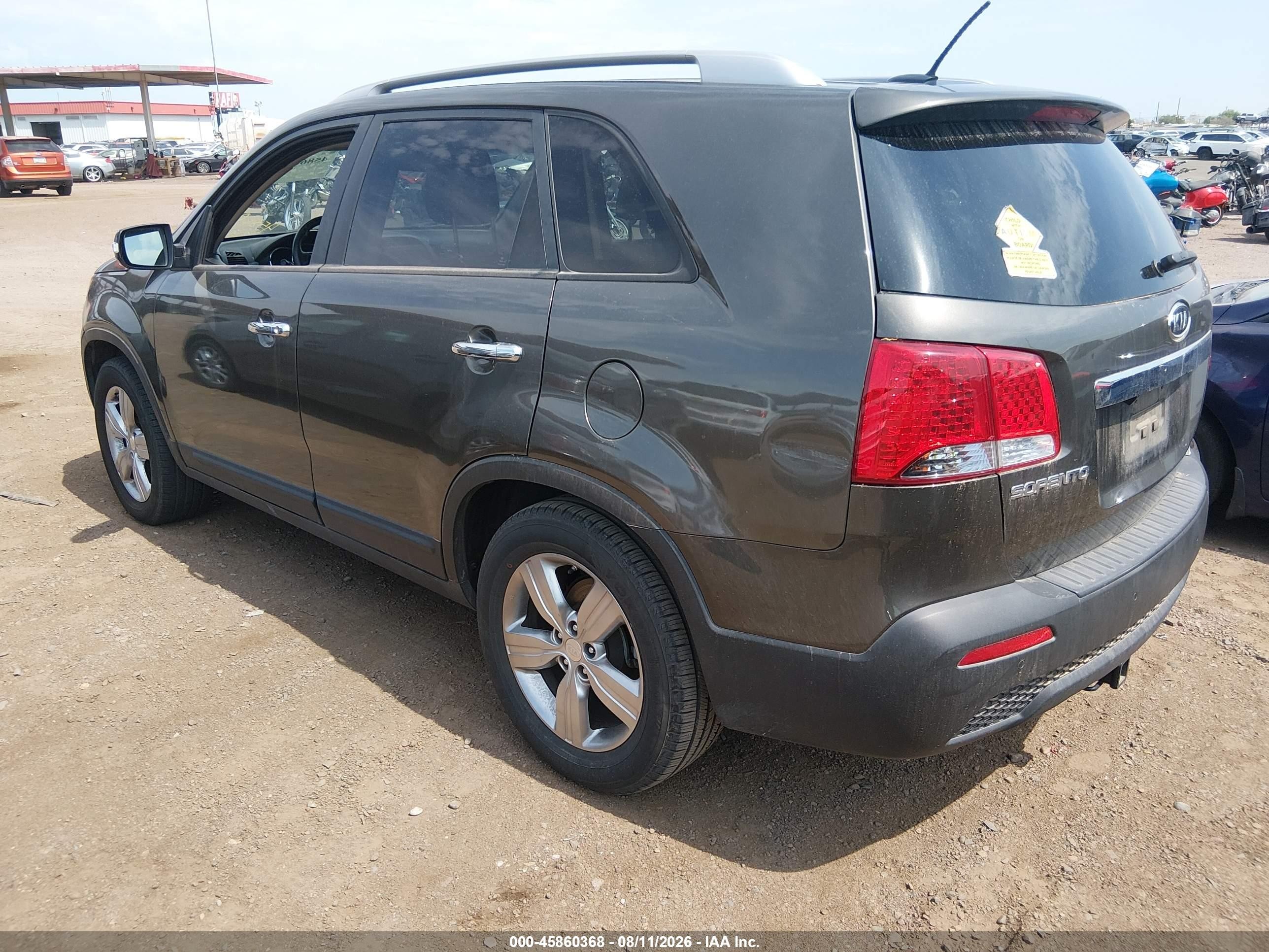 2013 Kia Sorento Ex Brown vin: 5XYKU3A63DG378587