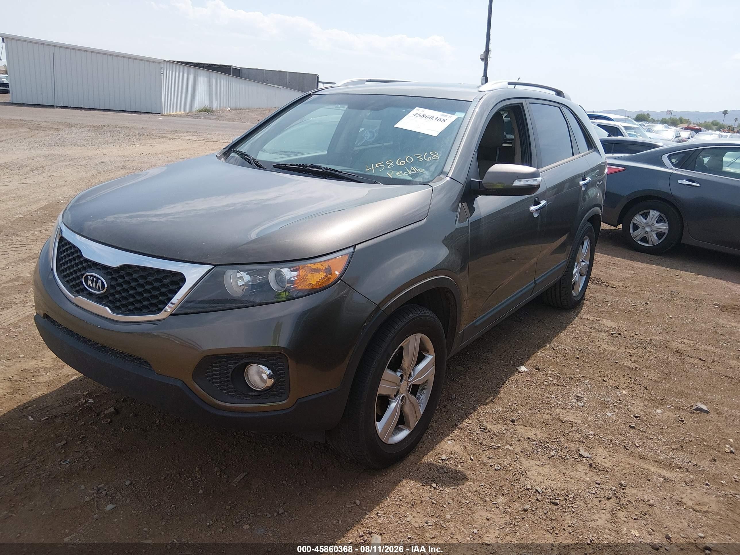 2013 Kia Sorento Ex Brown vin: 5XYKU3A63DG378587