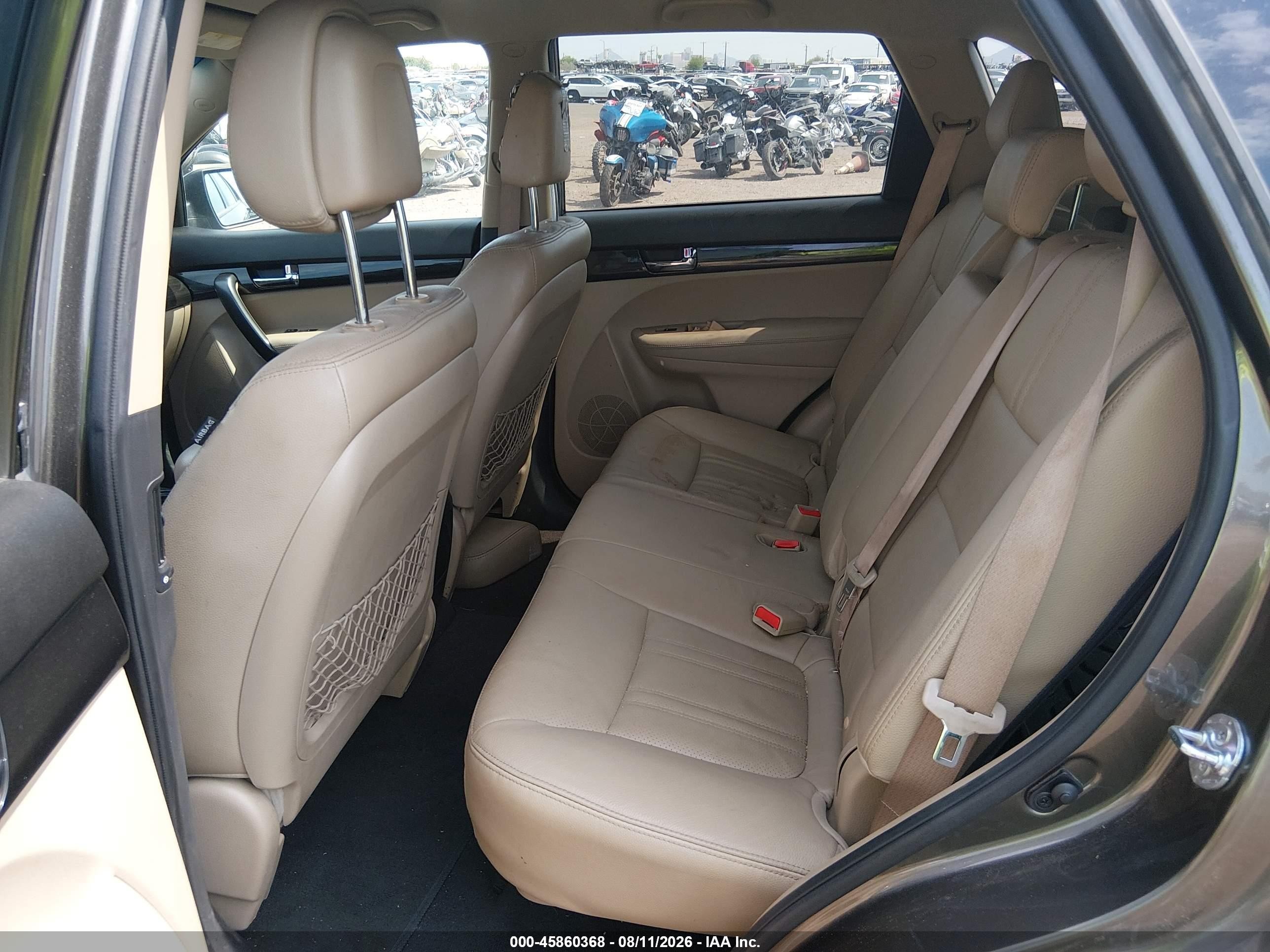2013 Kia Sorento Ex Brown vin: 5XYKU3A63DG378587