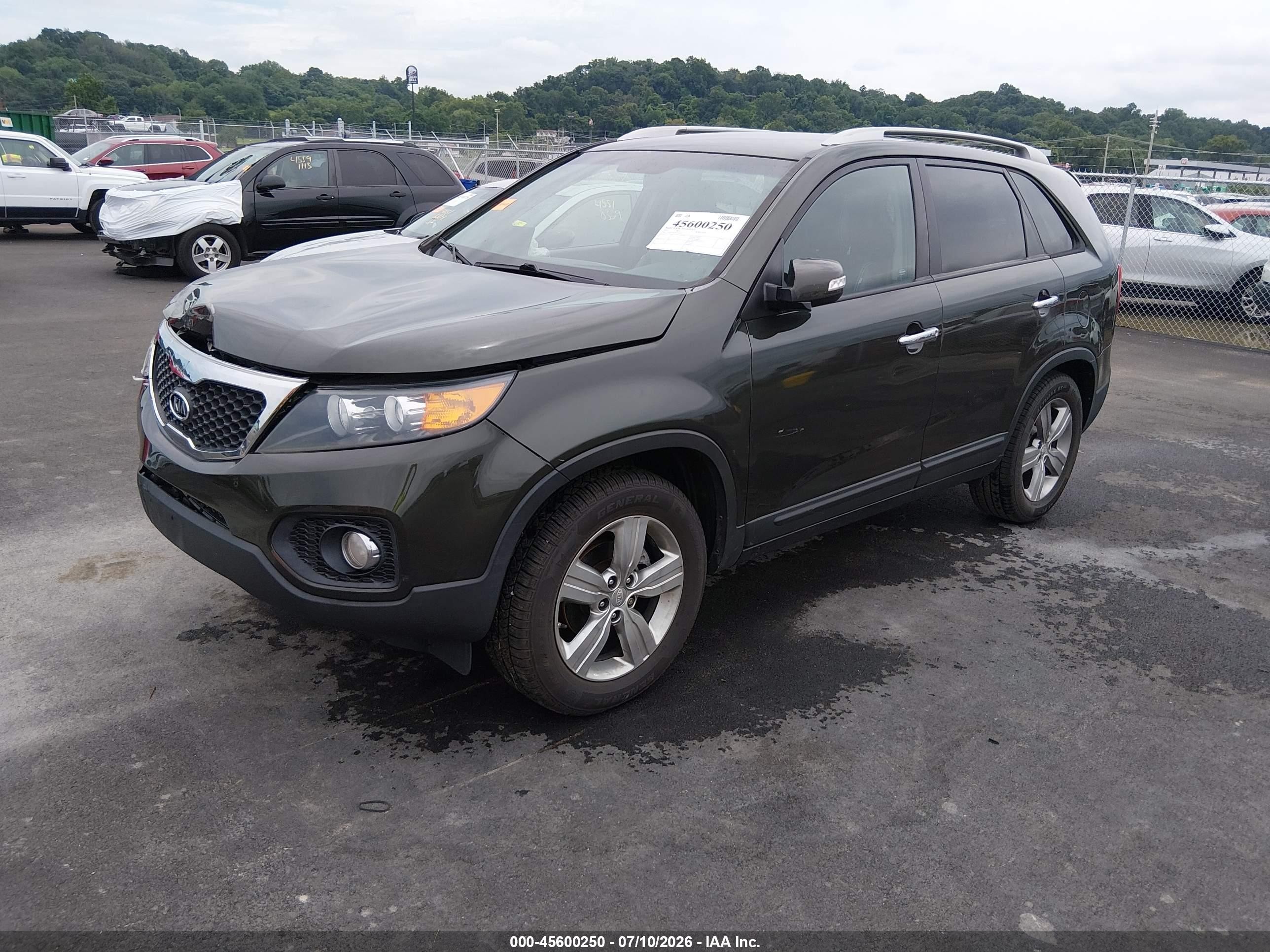 2012 Kia Sorento Ex Gray vin: 5XYKU3A64CG243973