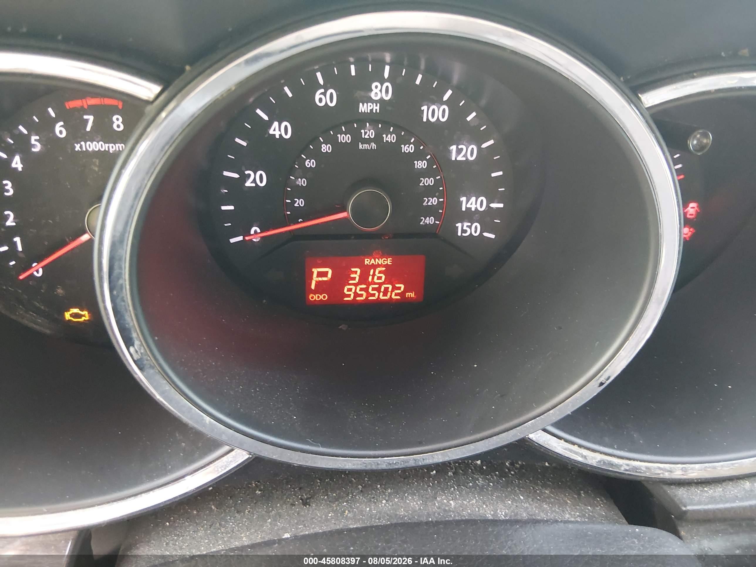 2013 Kia Sorento Ex Gray vin: 5XYKU3A64DG332282