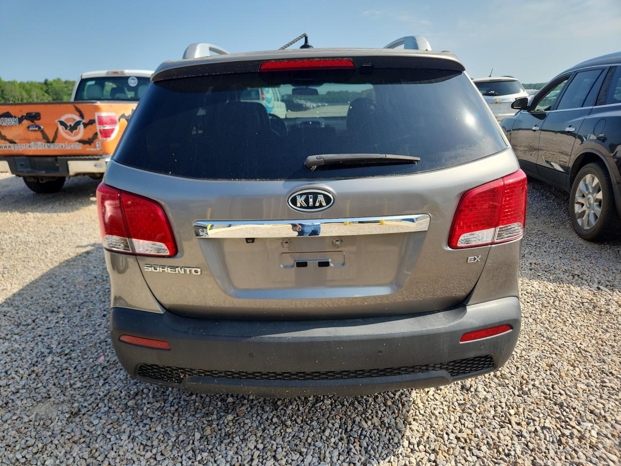 2013 Kia Sorento Ex Silver vin: 5XYKU3A64DG397889