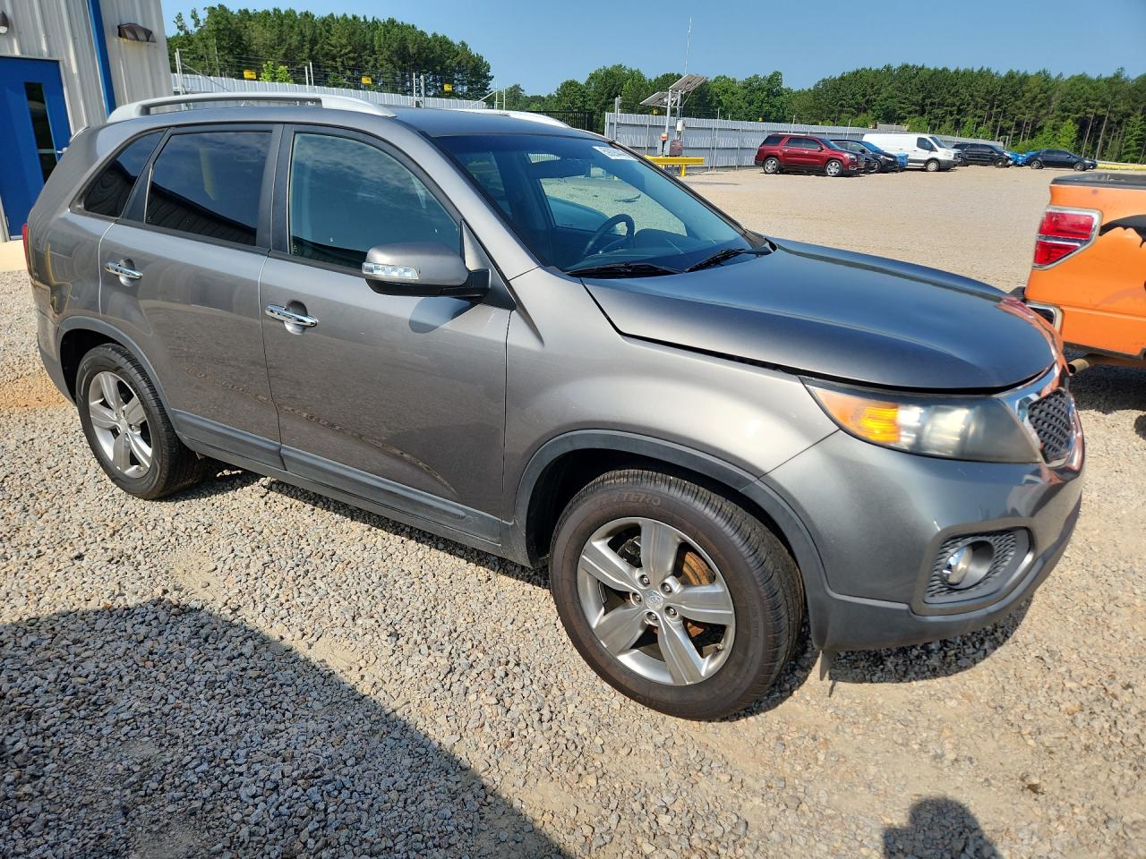 2013 Kia Sorento Ex Silver vin: 5XYKU3A64DG397889