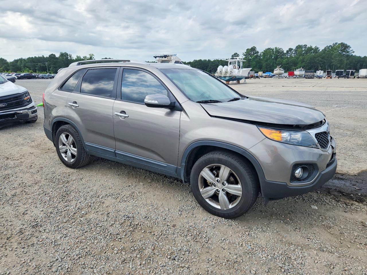2012 Kia Sorento Ex Gray vin: 5XYKU3A65CG301105
