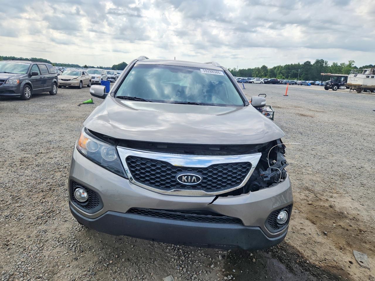 2012 Kia Sorento Ex Gray vin: 5XYKU3A65CG301105