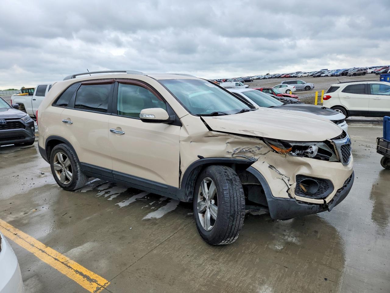 2012 Kia Sorento Ex Cream vin: 5XYKU3A66CG208786