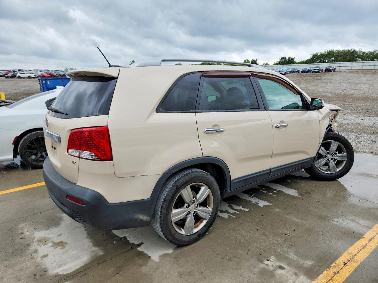 2012 Kia Sorento Ex Cream vin: 5XYKU3A66CG208786