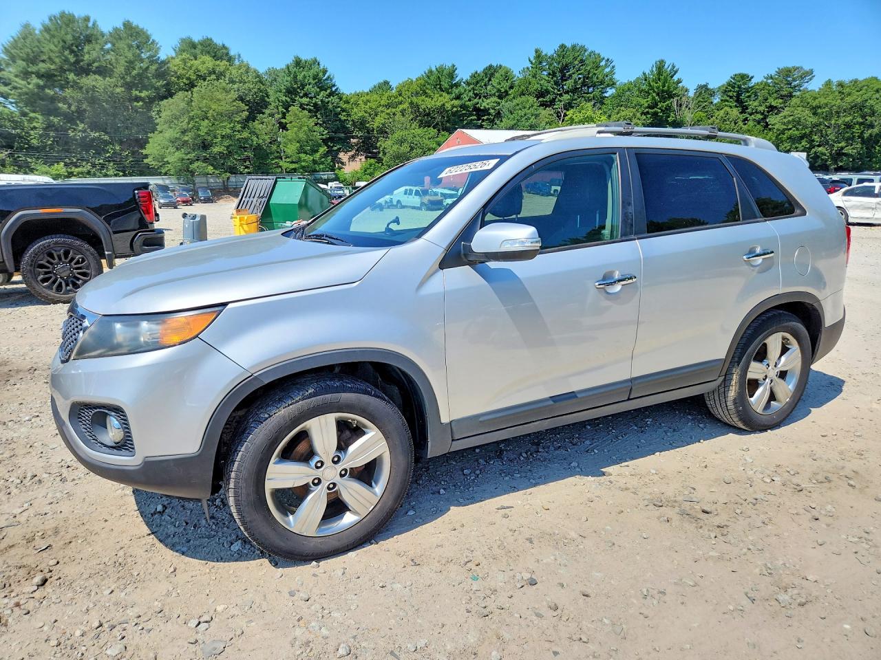 2012 Kia Sorento Ex Gray vin: 5XYKU3A68CG307349