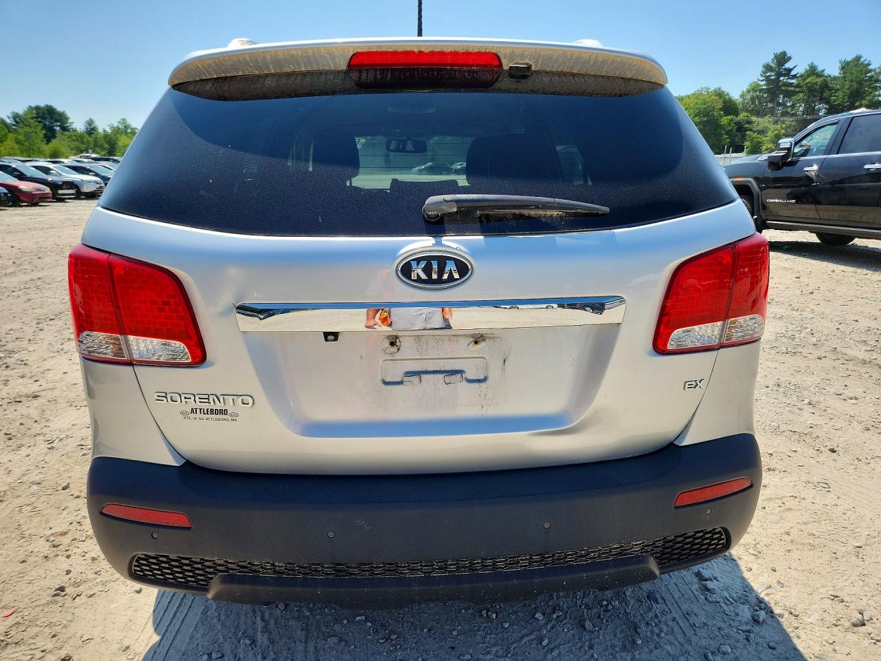 2012 Kia Sorento Ex Gray vin: 5XYKU3A68CG307349