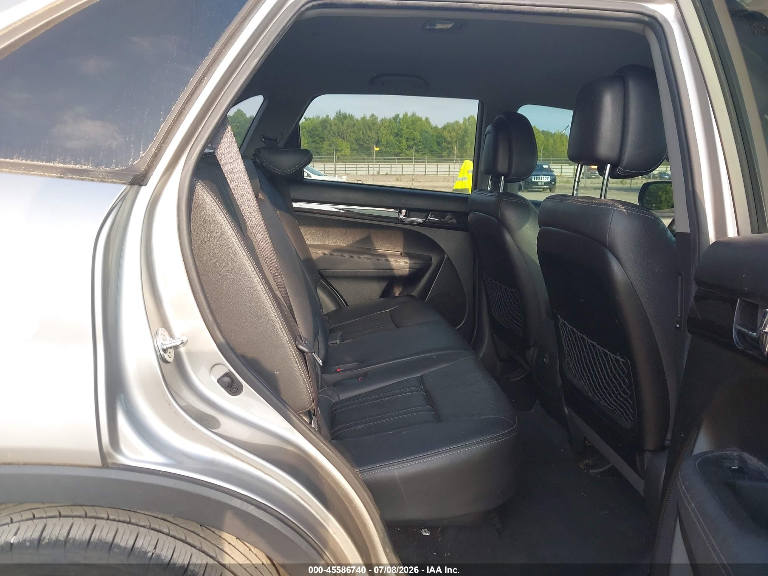 2013 Kia Sorento Ex Silver vin: 5XYKU3A68DG337887