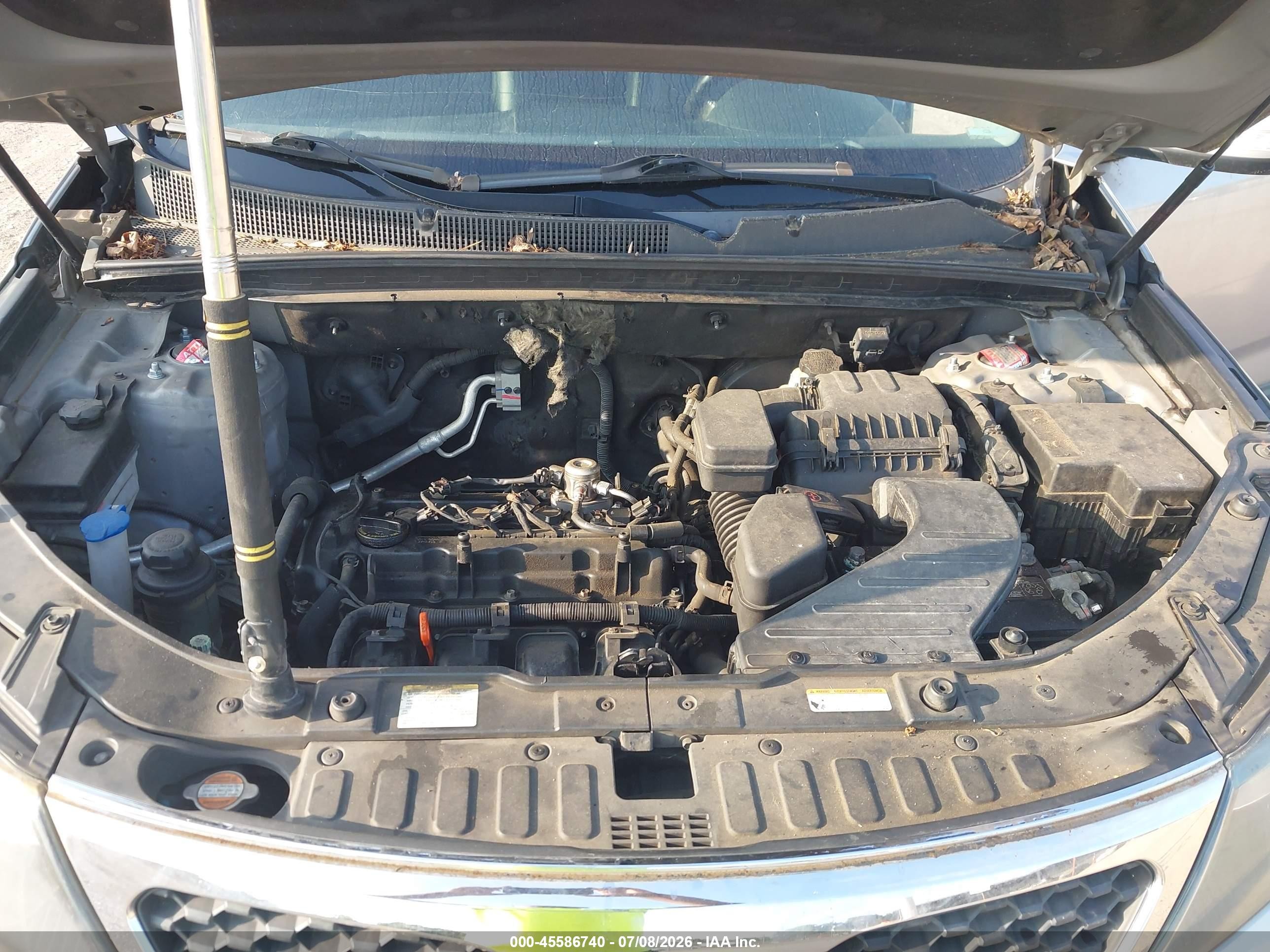 2013 Kia Sorento Ex Silver vin: 5XYKU3A68DG337887