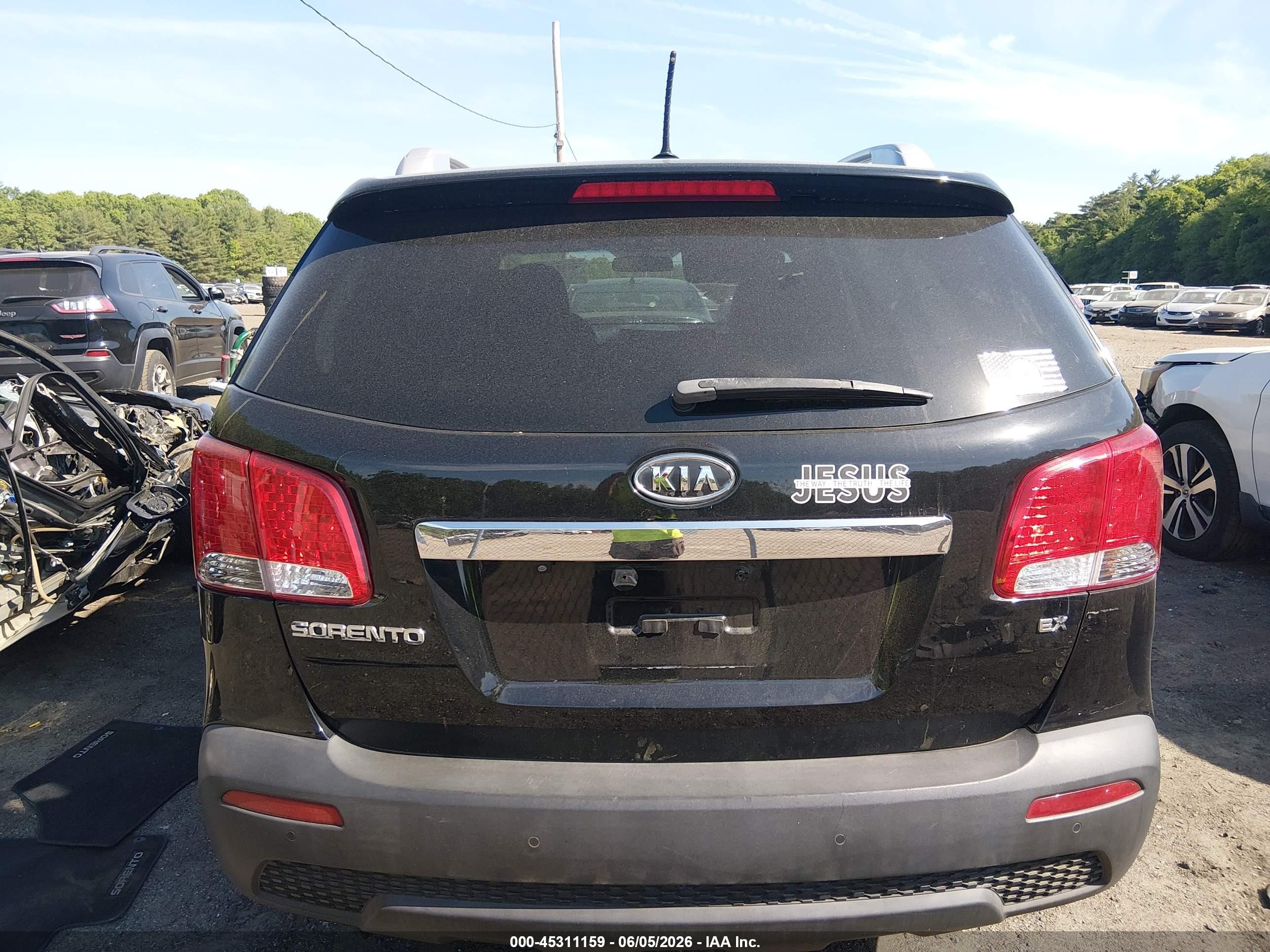 2013 Kia Sorento Ex Black vin: 5XYKU3A68DG410126