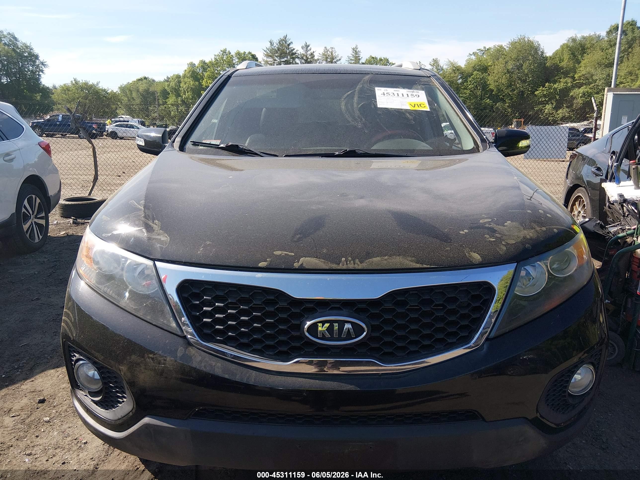 2013 Kia Sorento Ex Black vin: 5XYKU3A68DG410126