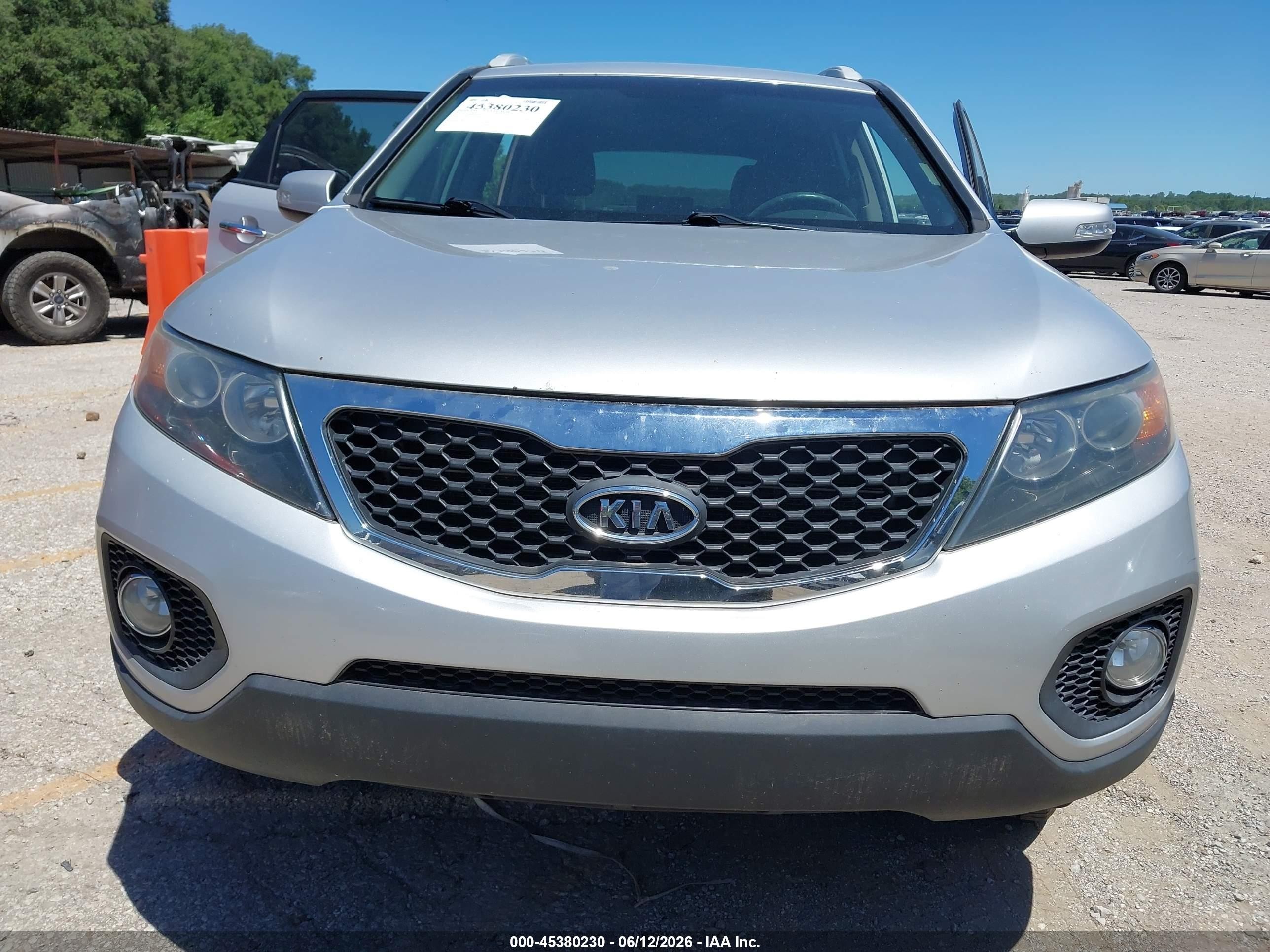 2013 Kia Sorento Ex Серый vin: 5XYKU3A68DG417562