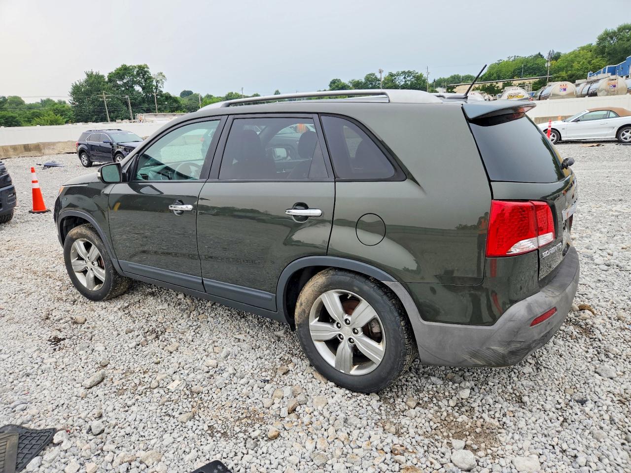 2013 Kia Sorento Ex Green vin: 5XYKU3A69DG334075