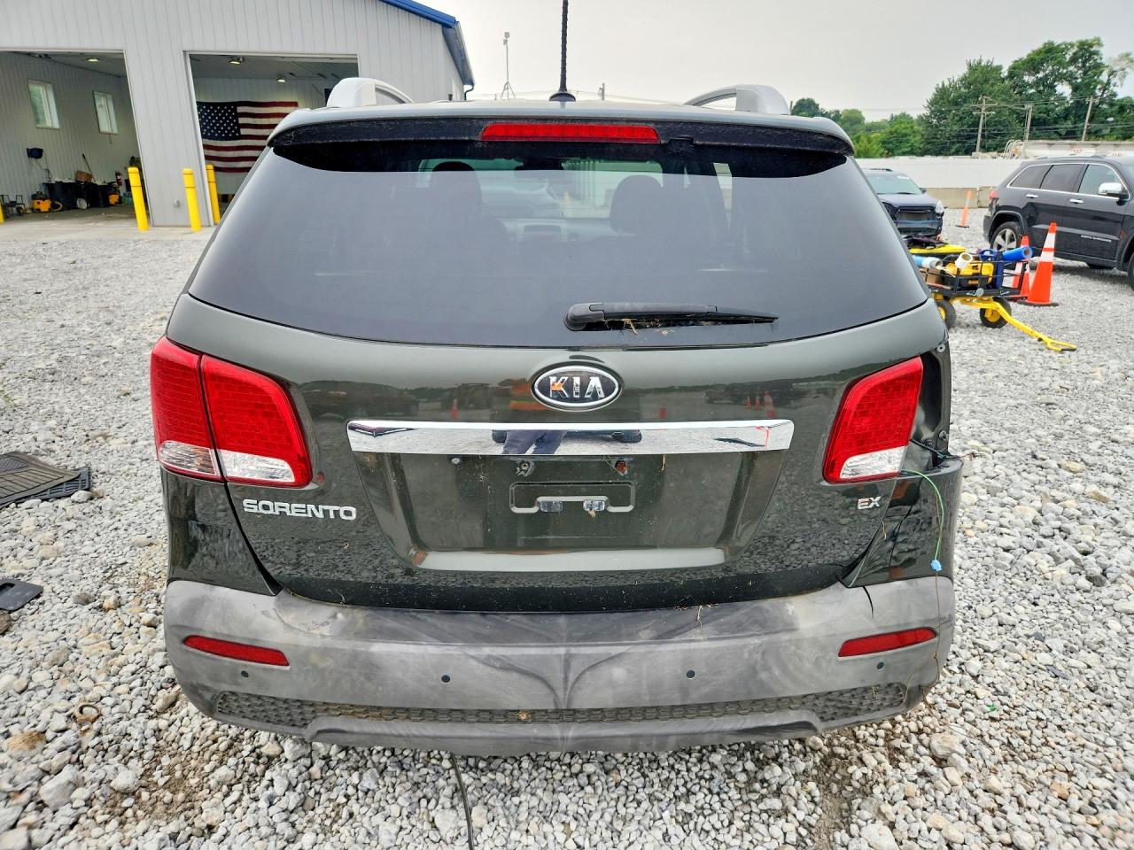 2013 Kia Sorento Ex Green vin: 5XYKU3A69DG334075