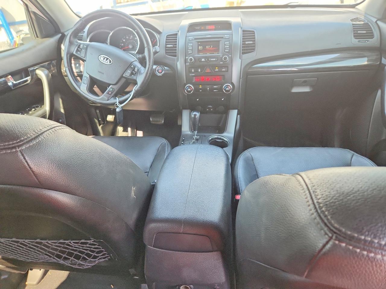 2013 Kia Sorento Ex White vin: 5XYKU3A69DG335291