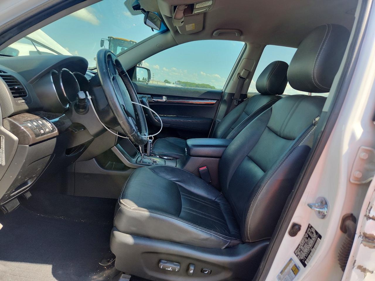 2013 Kia Sorento Ex White vin: 5XYKU3A69DG335291