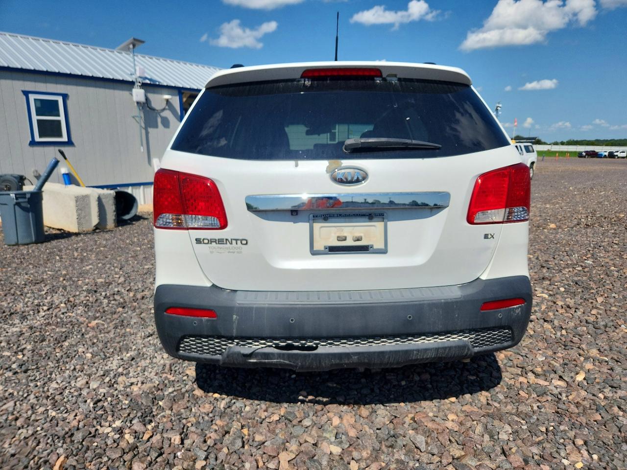 2013 Kia Sorento Ex White vin: 5XYKU3A69DG335291