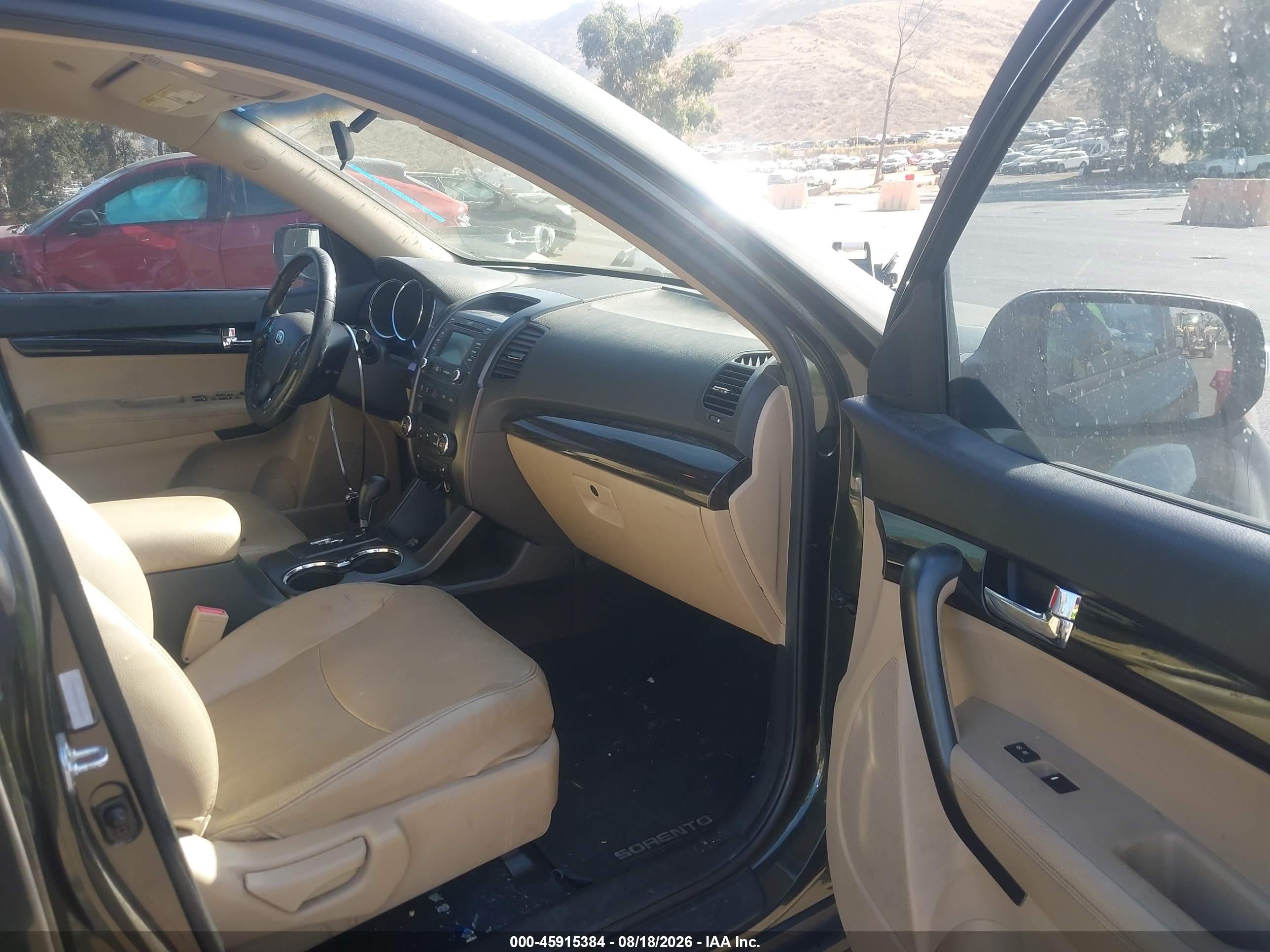 2013 Kia Sorento Ex Green vin: 5XYKU3A6XDG328477
