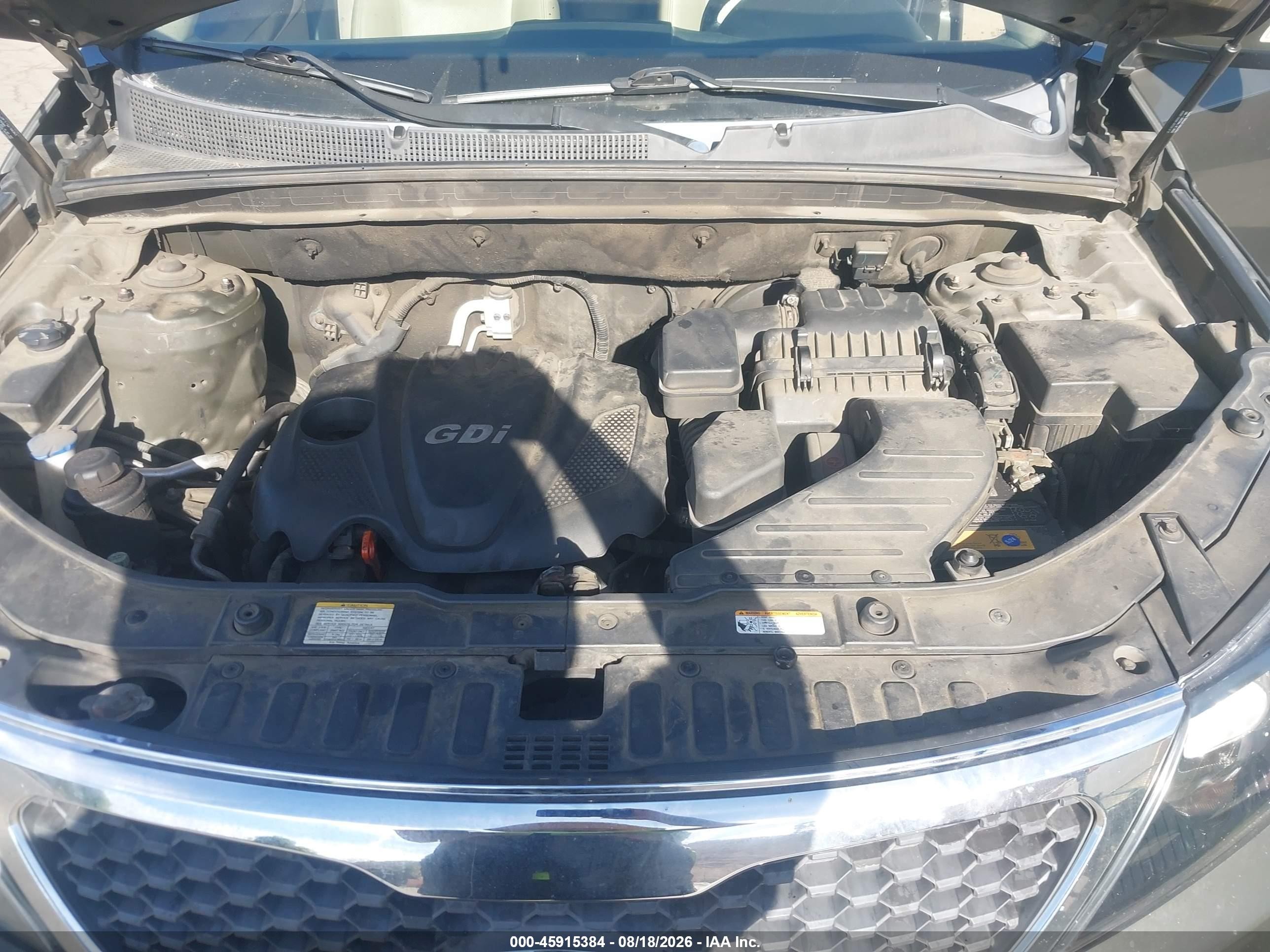 2013 Kia Sorento Ex Green vin: 5XYKU3A6XDG328477