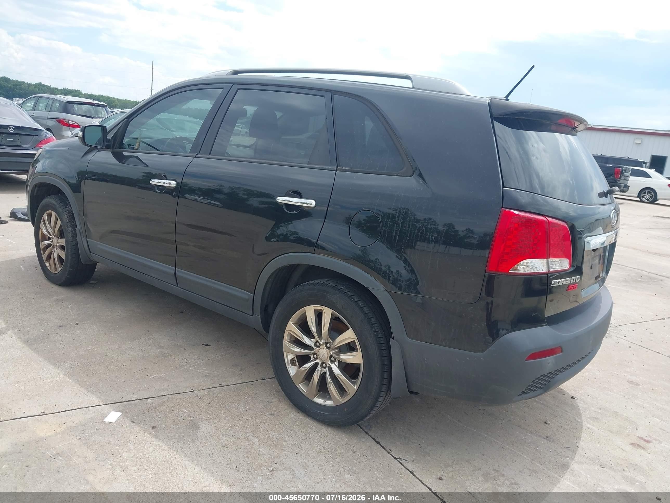 2011 Kia Sorento Ex Black vin: 5XYKU4A16BG058302