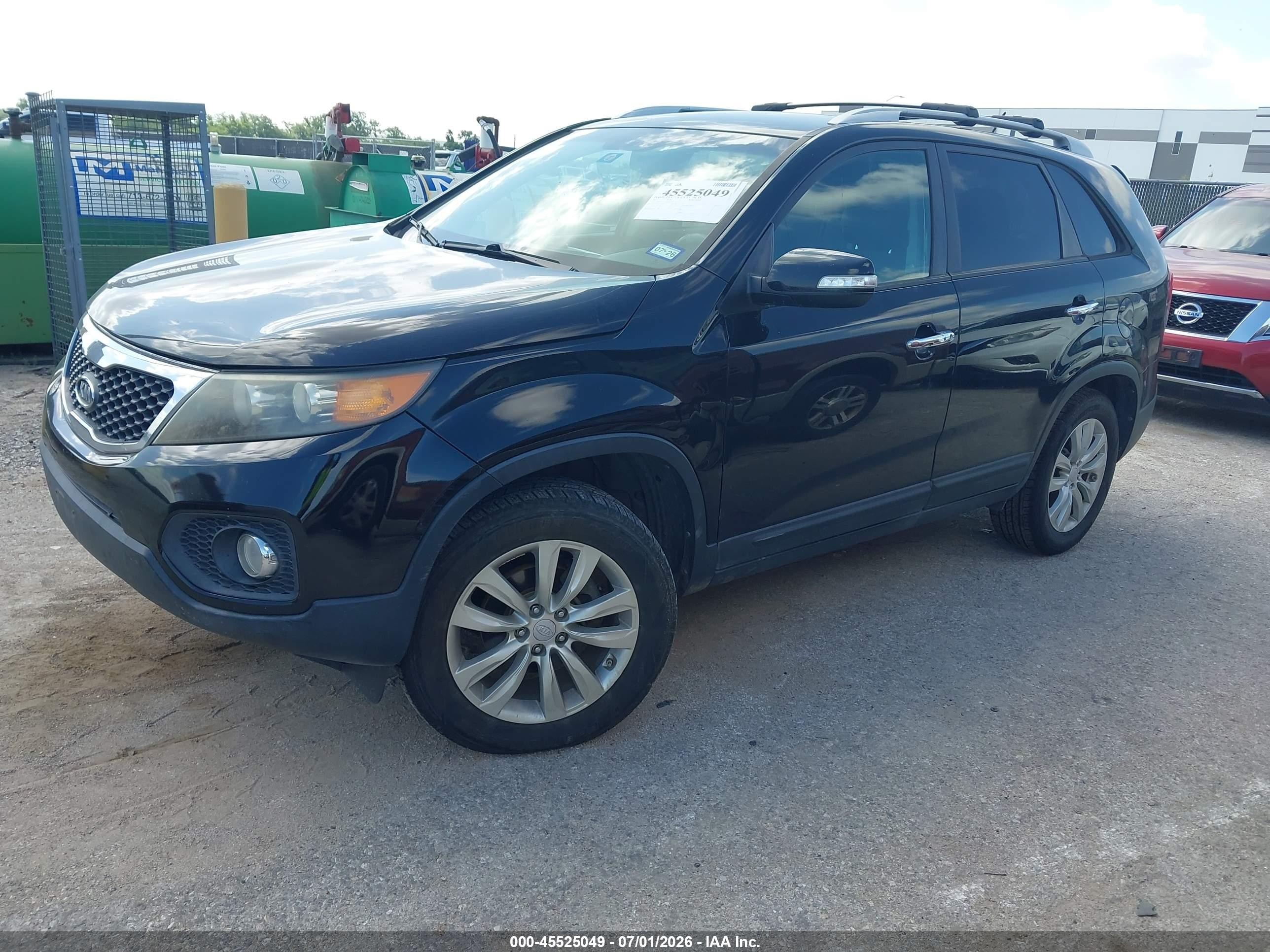 2011 Kia Sorento Ex Black vin: 5XYKU4A1XBG181925