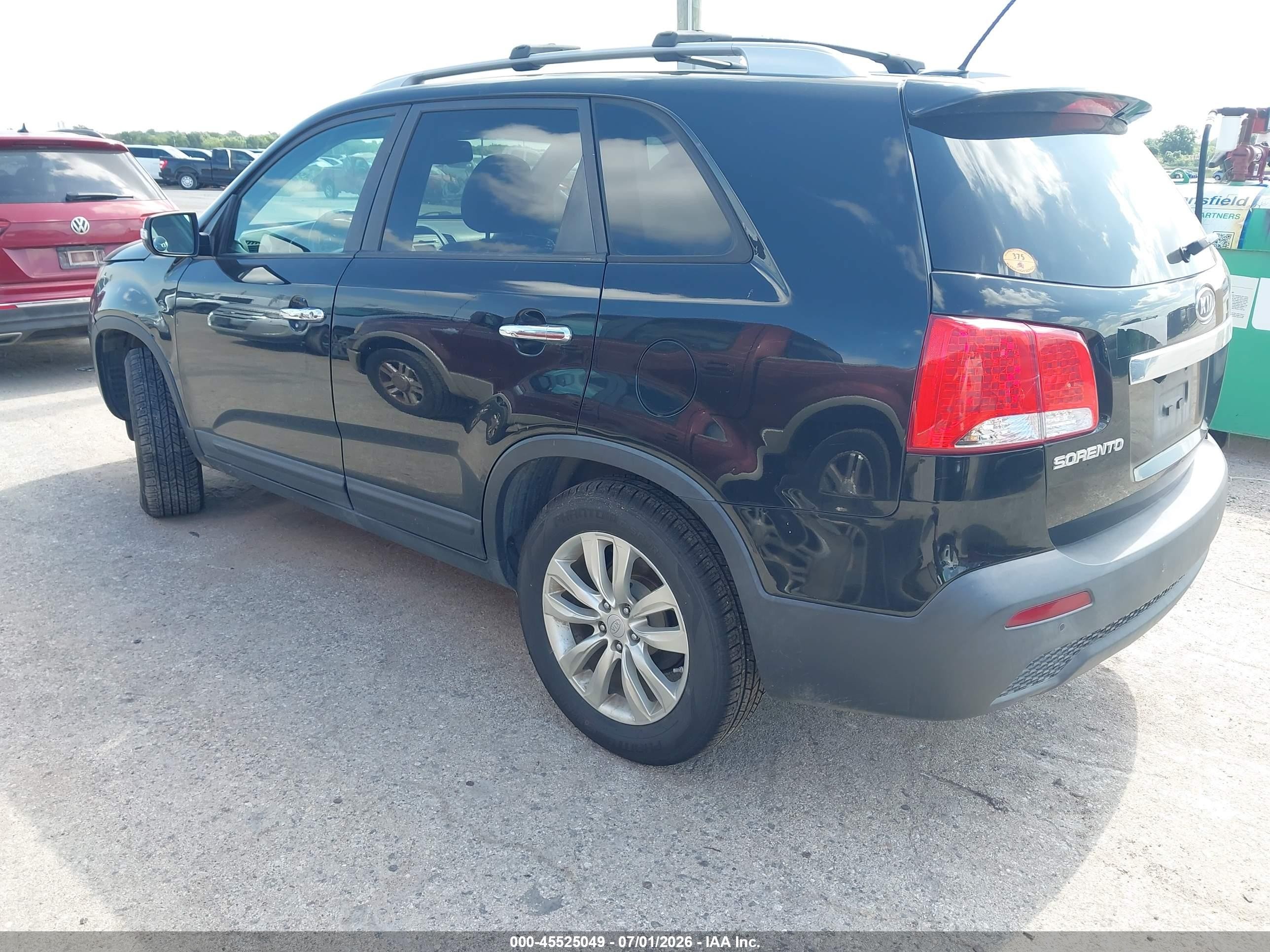 2011 Kia Sorento Ex Black vin: 5XYKU4A1XBG181925