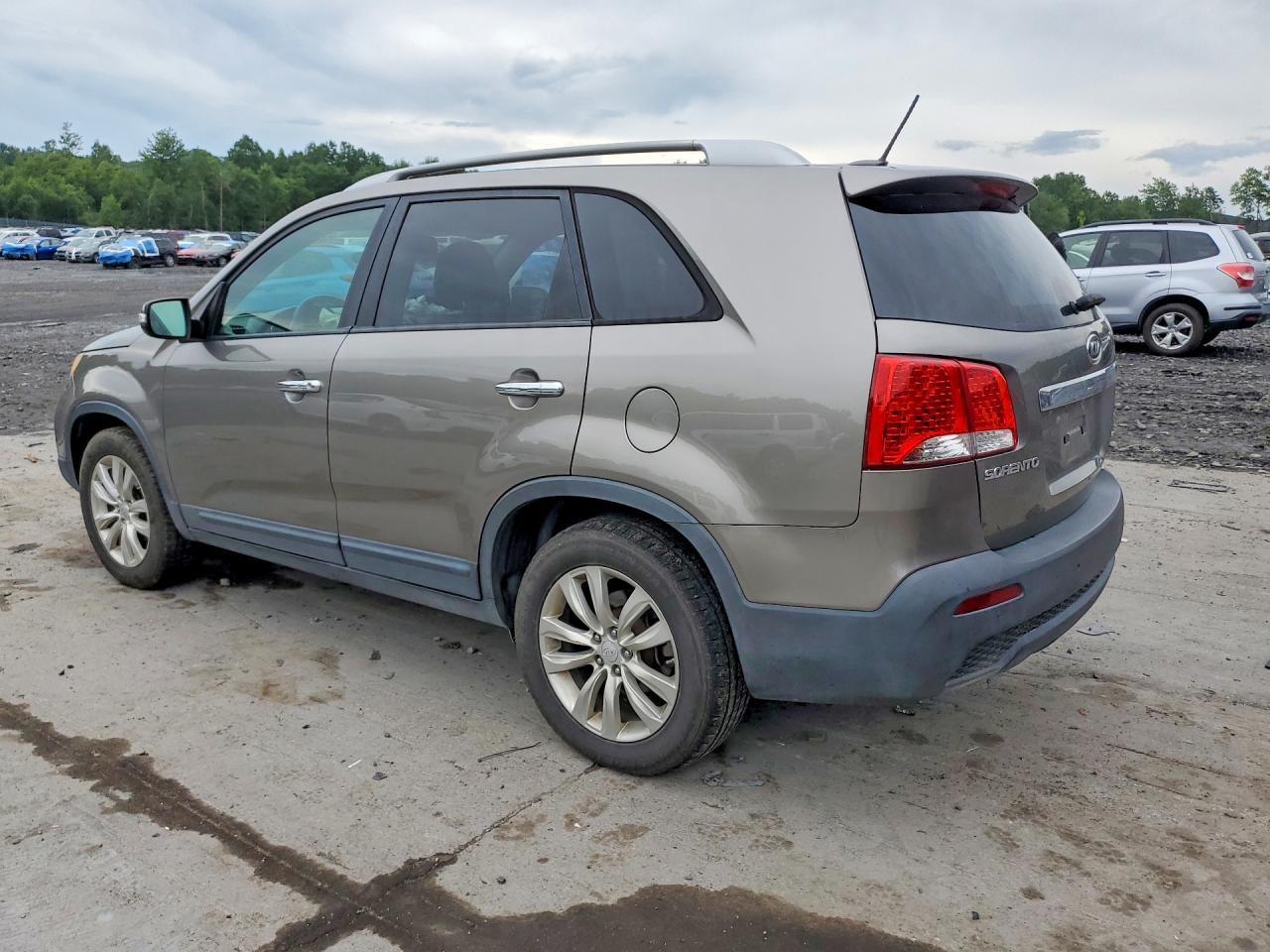 2011 Kia Sorento Ex Желто-коричневый vin: 5XYKU4A20BG043125