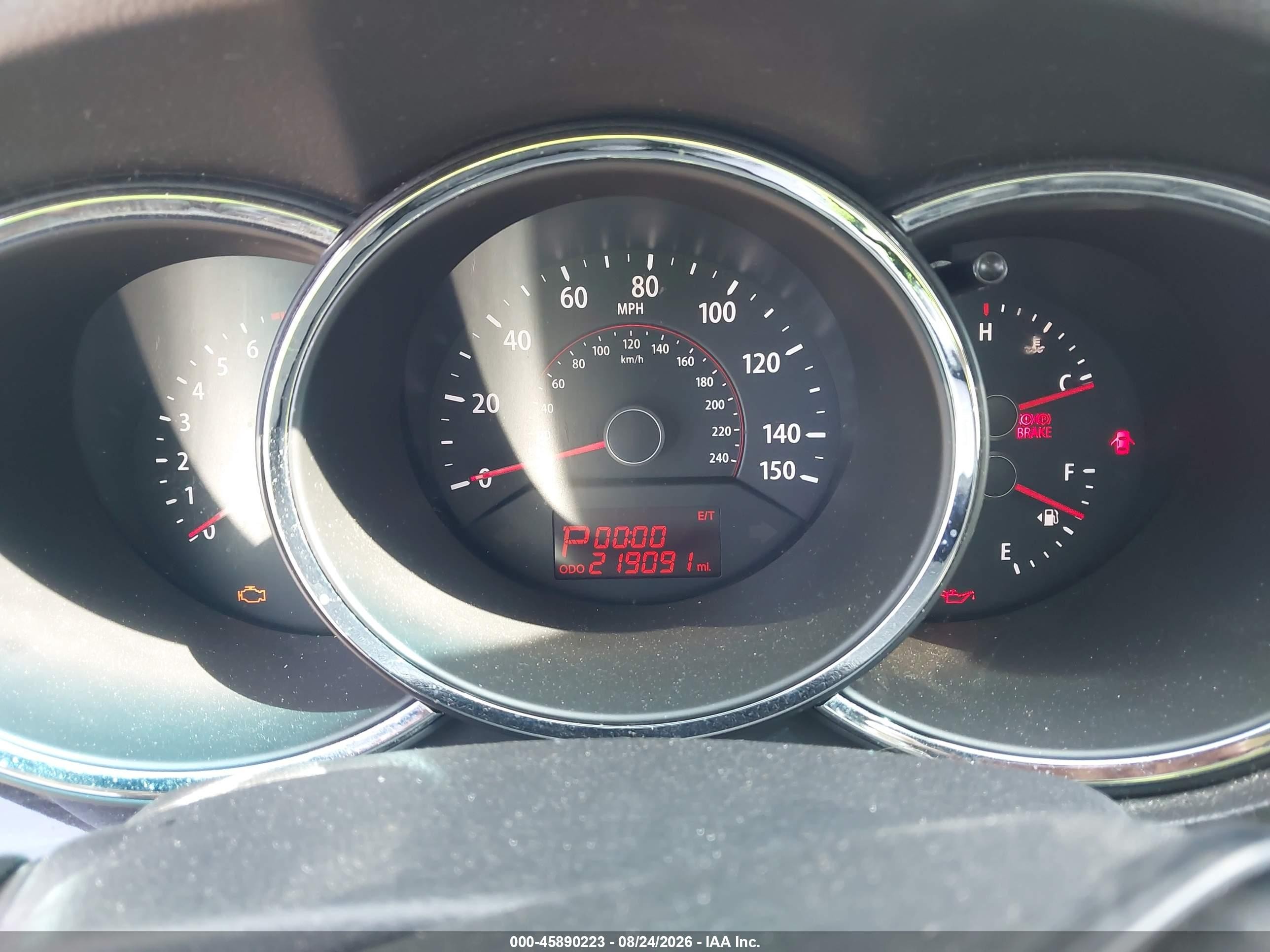 2011 Kia Sorento Ex V6 Burgundy vin: 5XYKU4A20BG062726