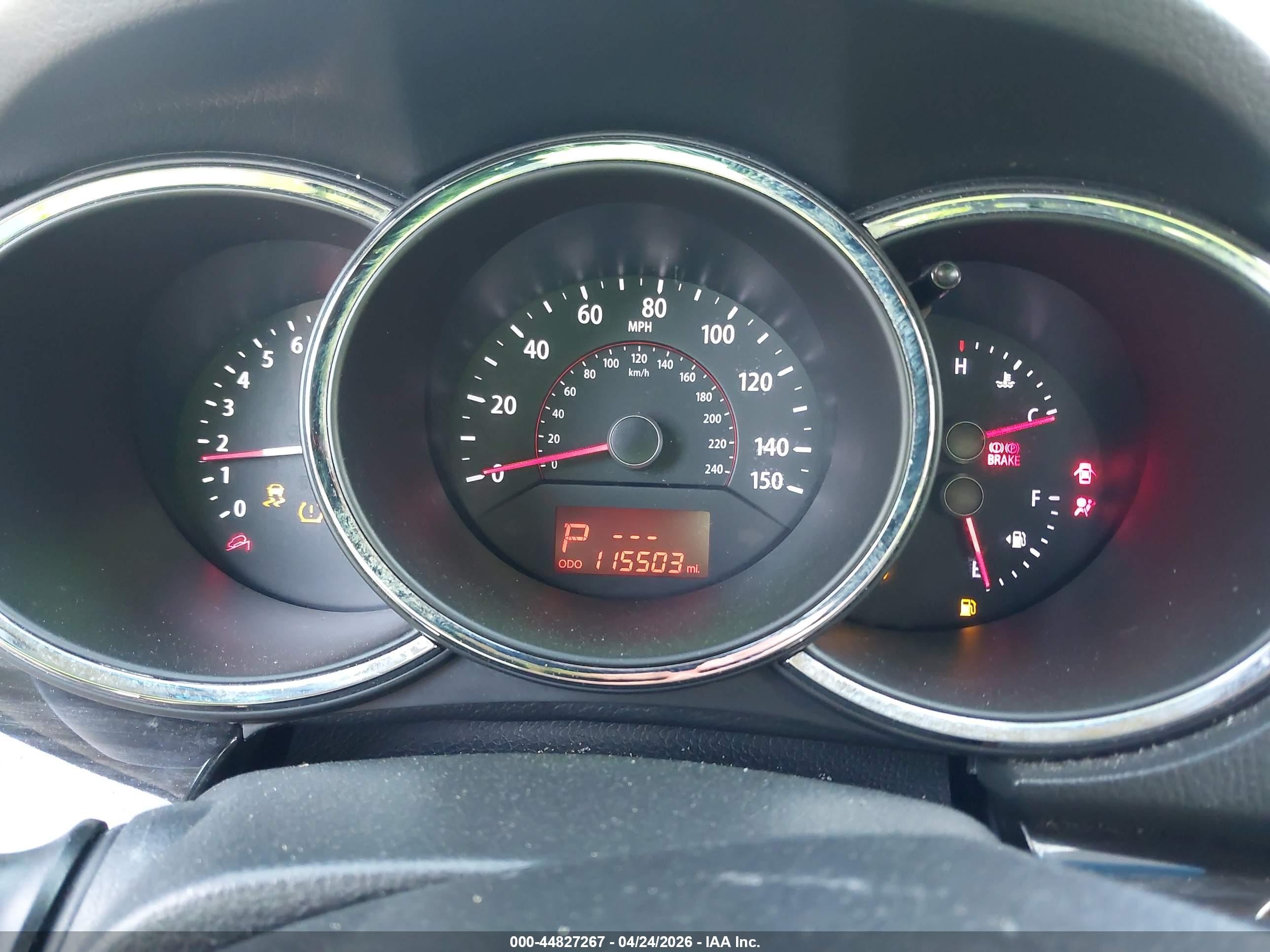 2013 Kia Sorento Ex V6 Champagne vin: 5XYKU4A20DG384432