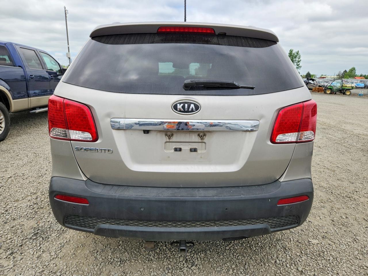 2013 Kia Sorento Ex Silver vin: 5XYKU4A20DG395950