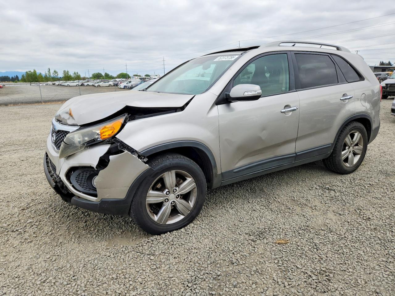 2013 Kia Sorento Ex Silver vin: 5XYKU4A20DG395950