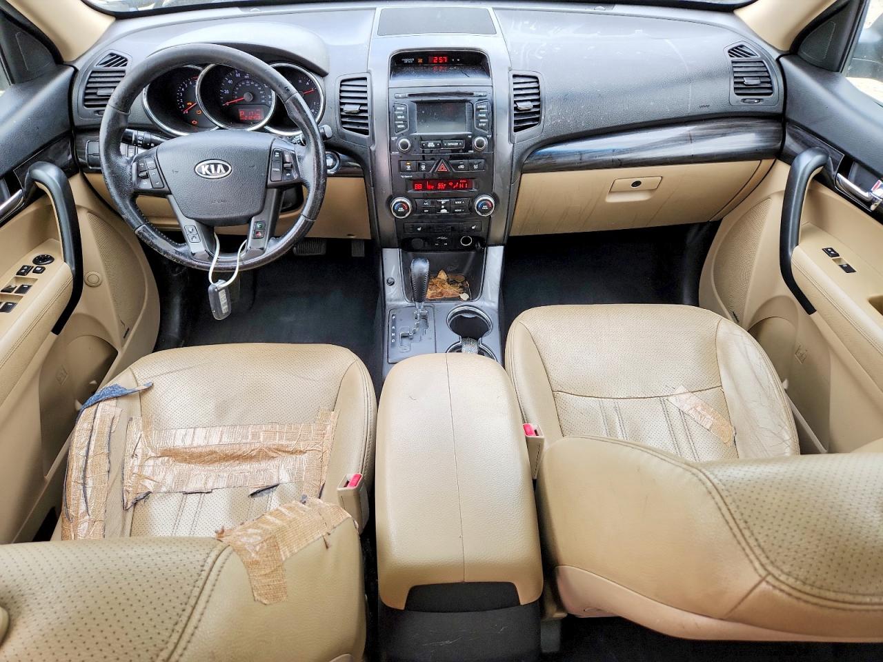2013 Kia Sorento Ex Silver vin: 5XYKU4A20DG395950