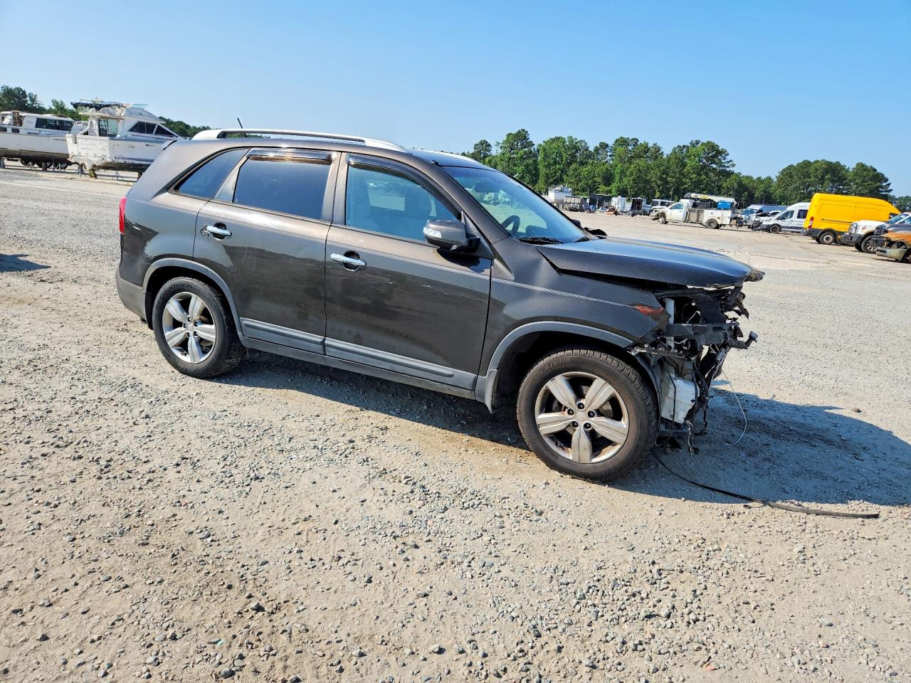 2012 Kia Sorento Ex Коричневый vin: 5XYKU4A21CG234425