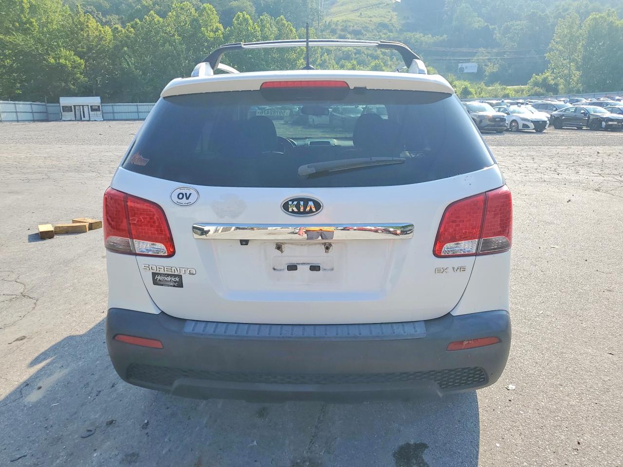 2013 Kia Sorento Ex White vin: 5XYKU4A21DG320397