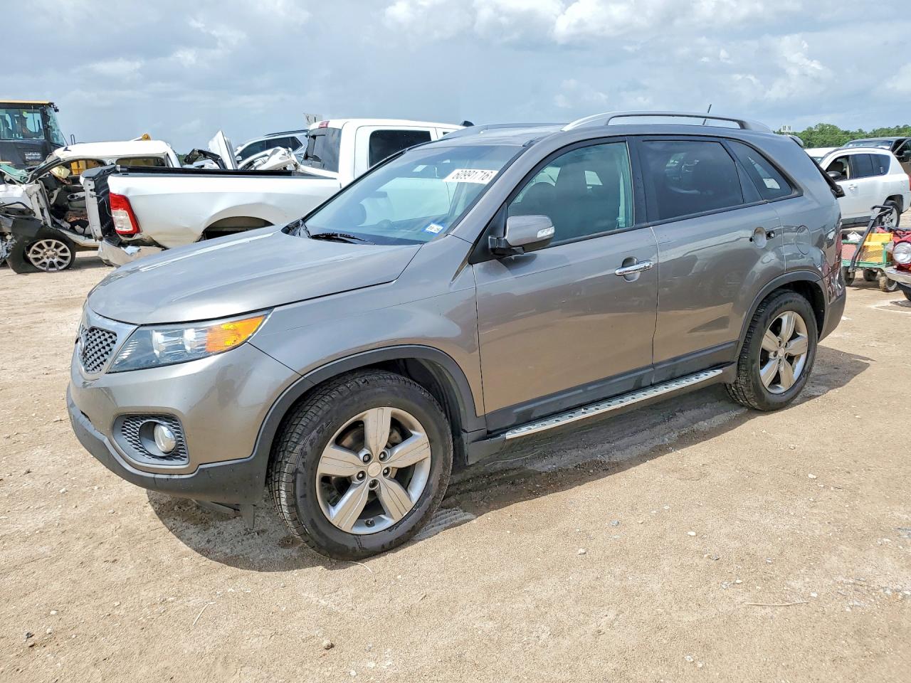 2013 Kia Sorento Ex Gray vin: 5XYKU4A22DG361721