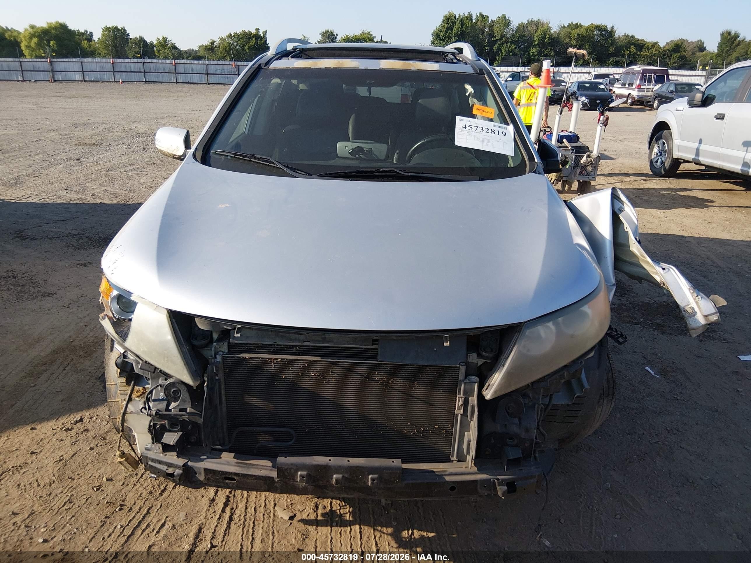 2011 Kia Sorento Ex V6 Серебряный vin: 5XYKU4A23BG153912