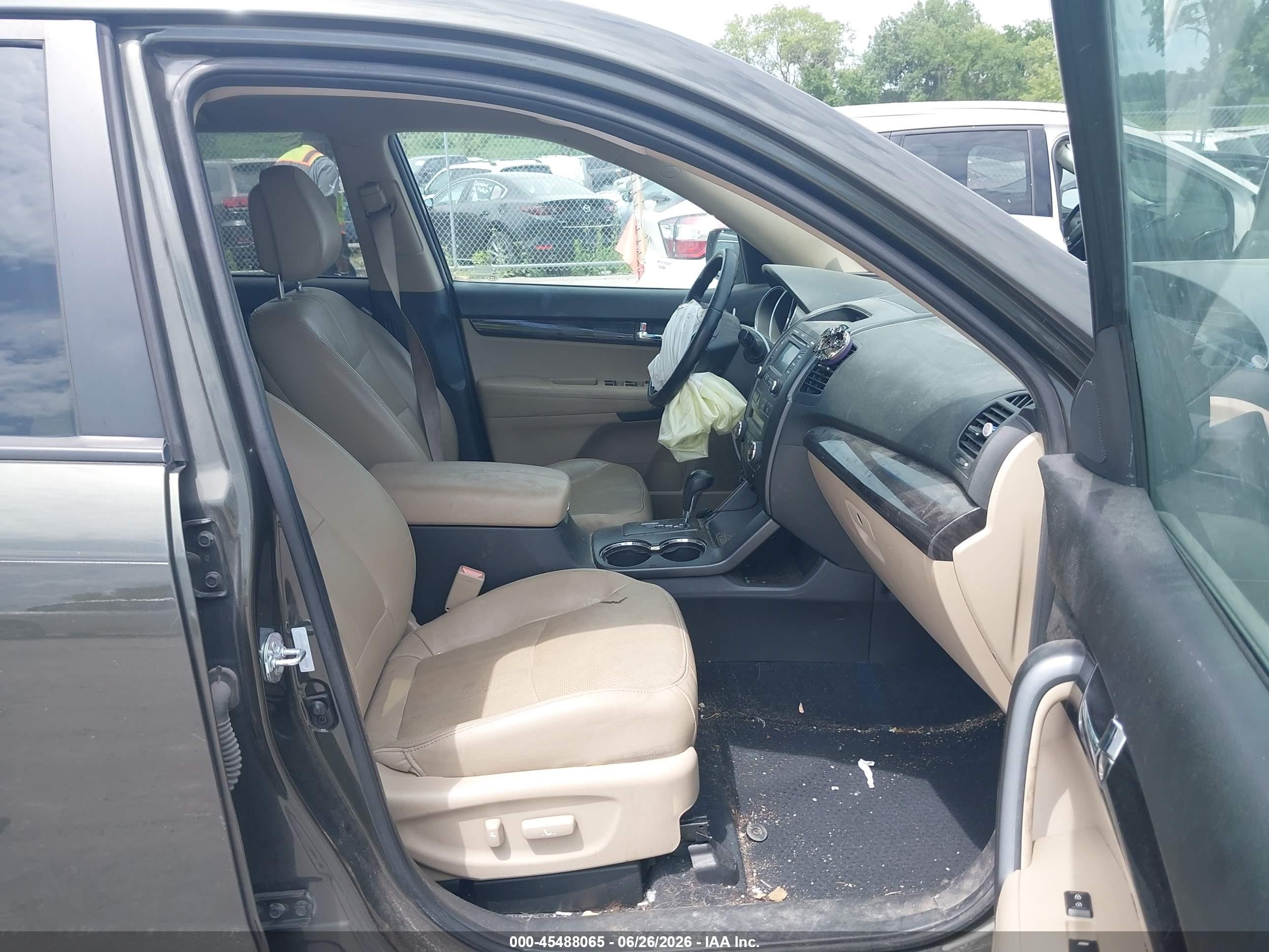 2012 Kia Sorento Ex V6 Green vin: 5XYKU4A25CG229034