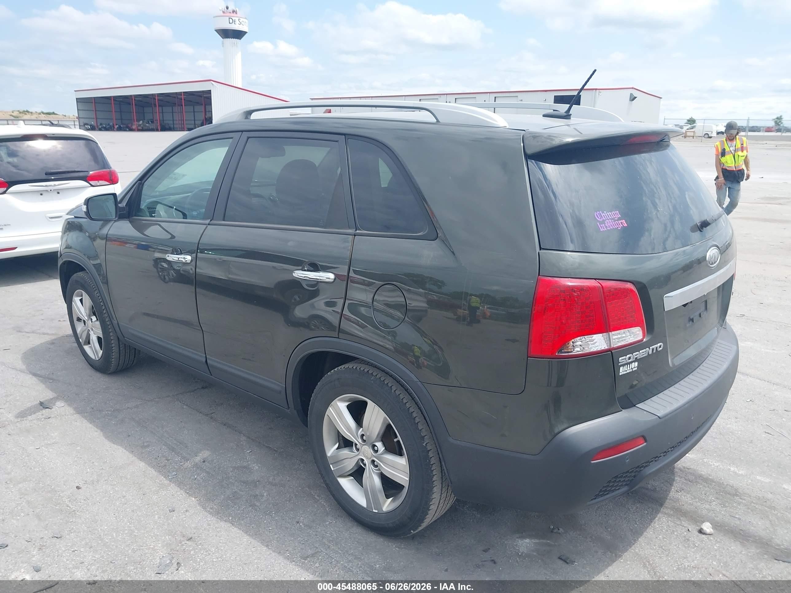2012 Kia Sorento Ex V6 Green vin: 5XYKU4A25CG229034